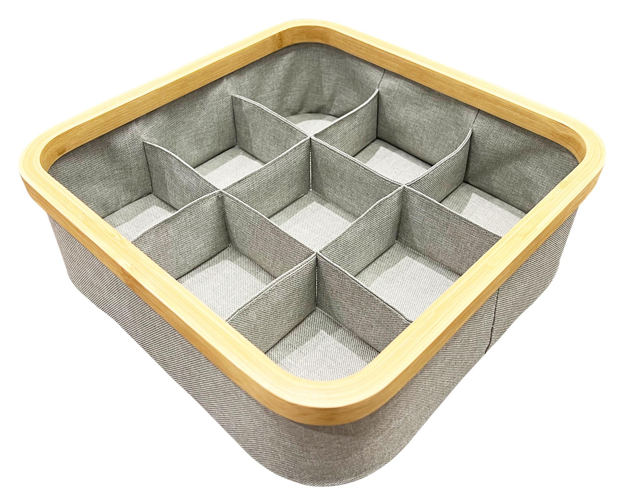 Organizador clóset 9 divisiones tela-0