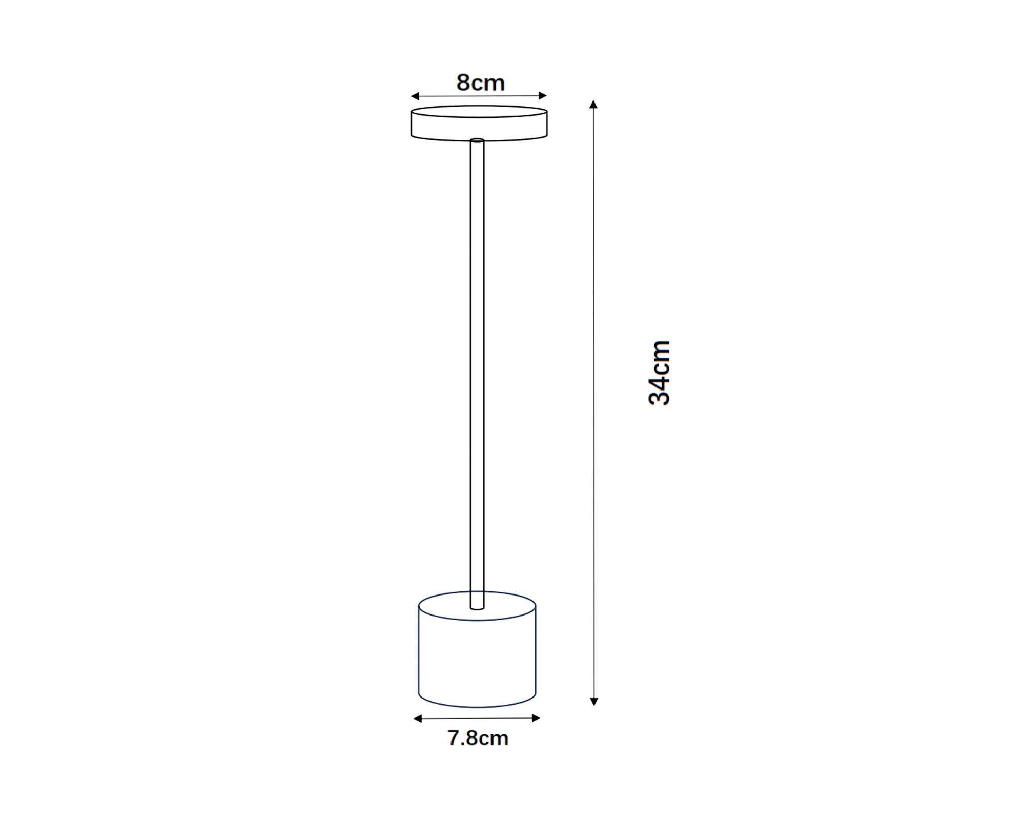 Lámpara sobremesa USB luz cálida Kerti dorado-3