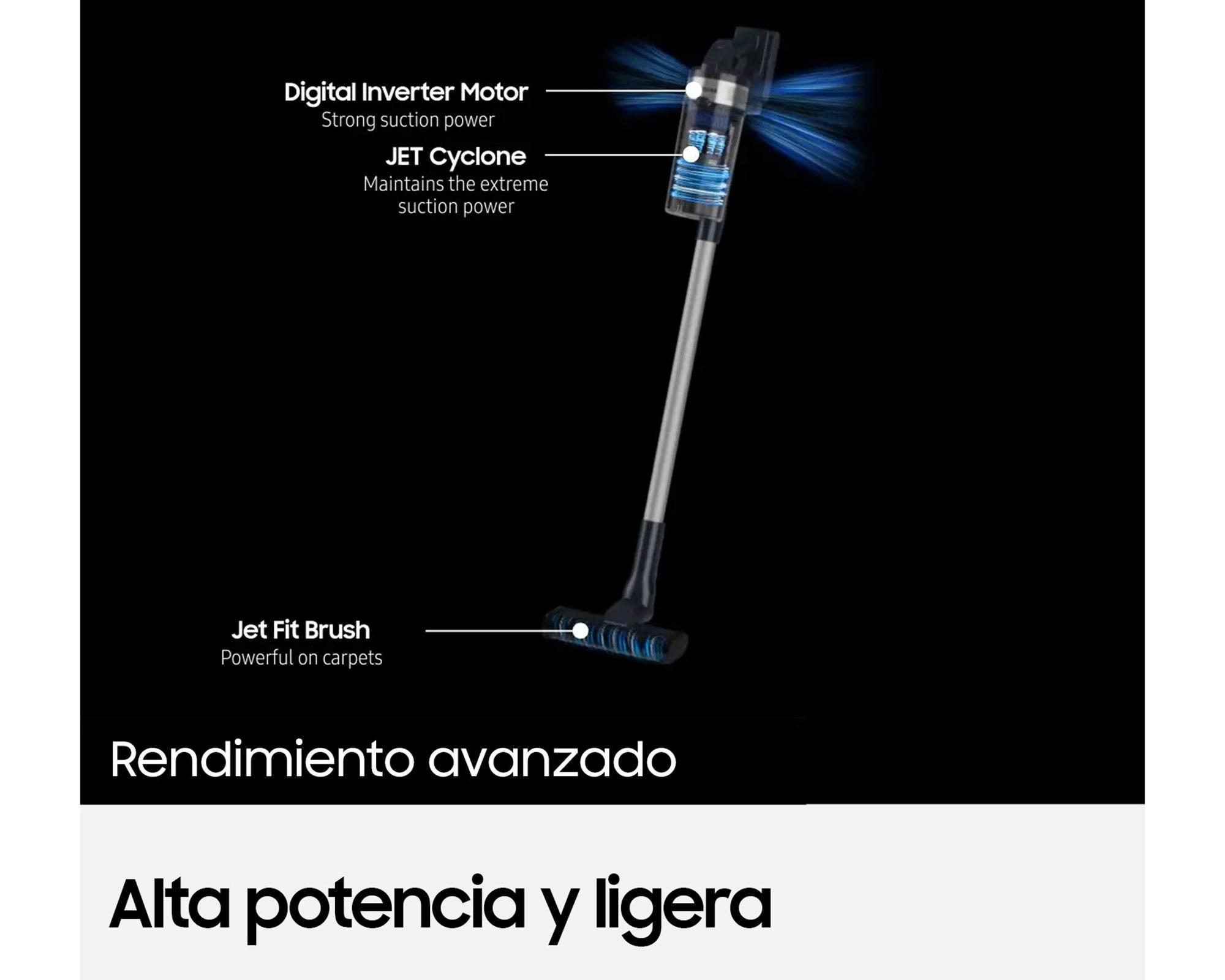 Aspiradora inalámbrica Stick Jet 60 VS15A60A1R5/ZS black chrometal 150W-2