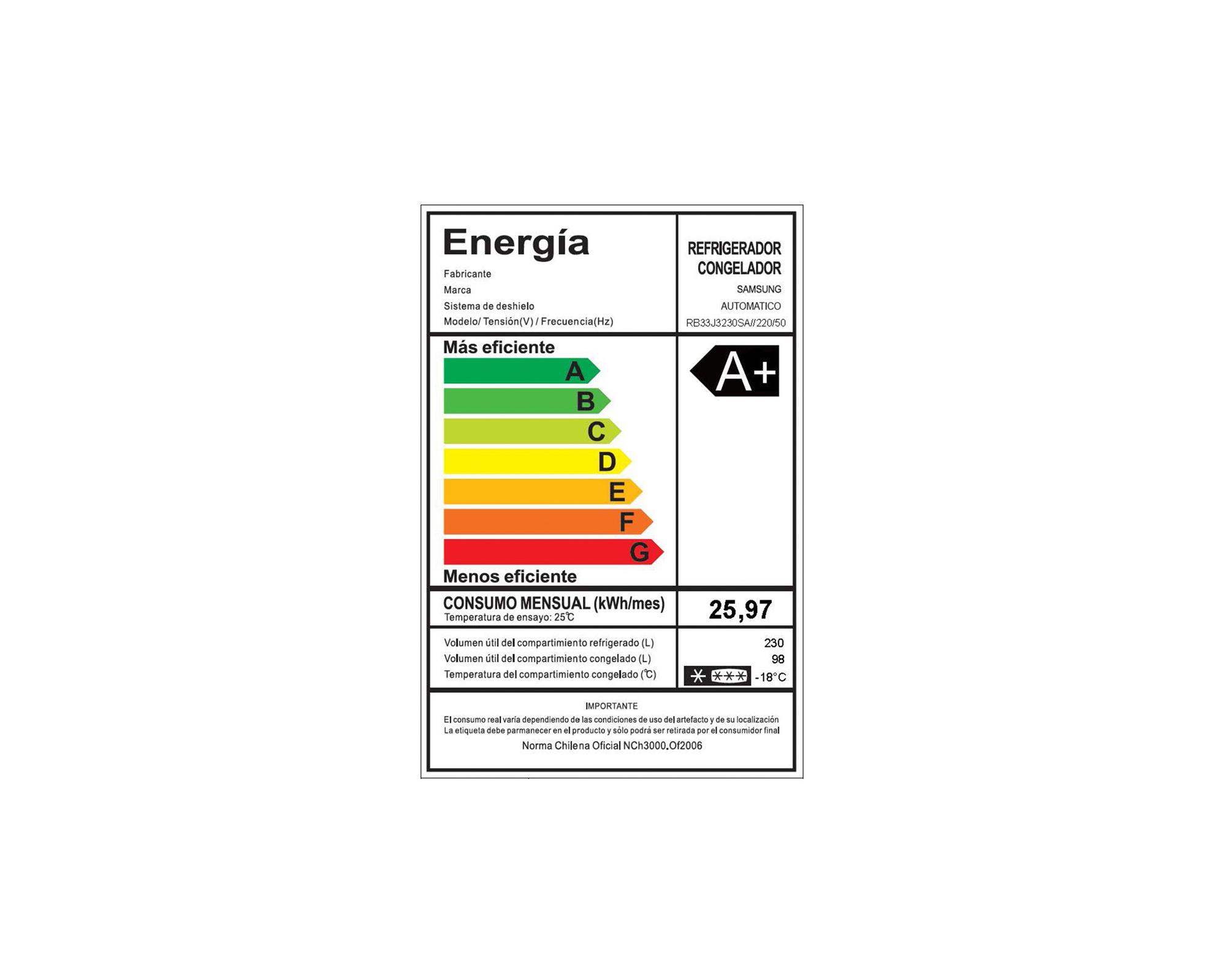 Refrigerador Bottom Mount Freezer no frost RB33J3230SA 328 lt-8