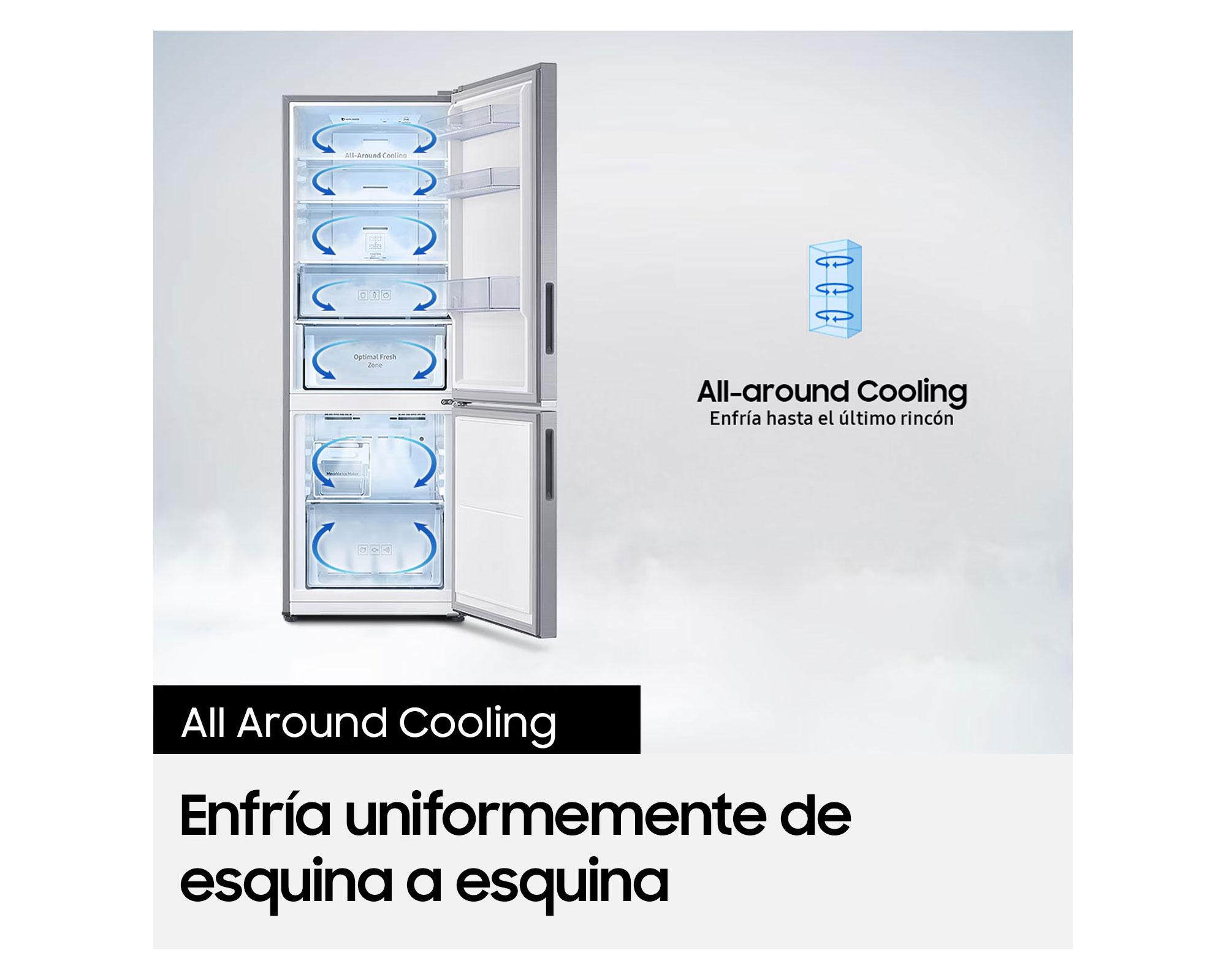 Refrigerador Bottom Freezer RB33J3230SA 339 lt metal graphite-3