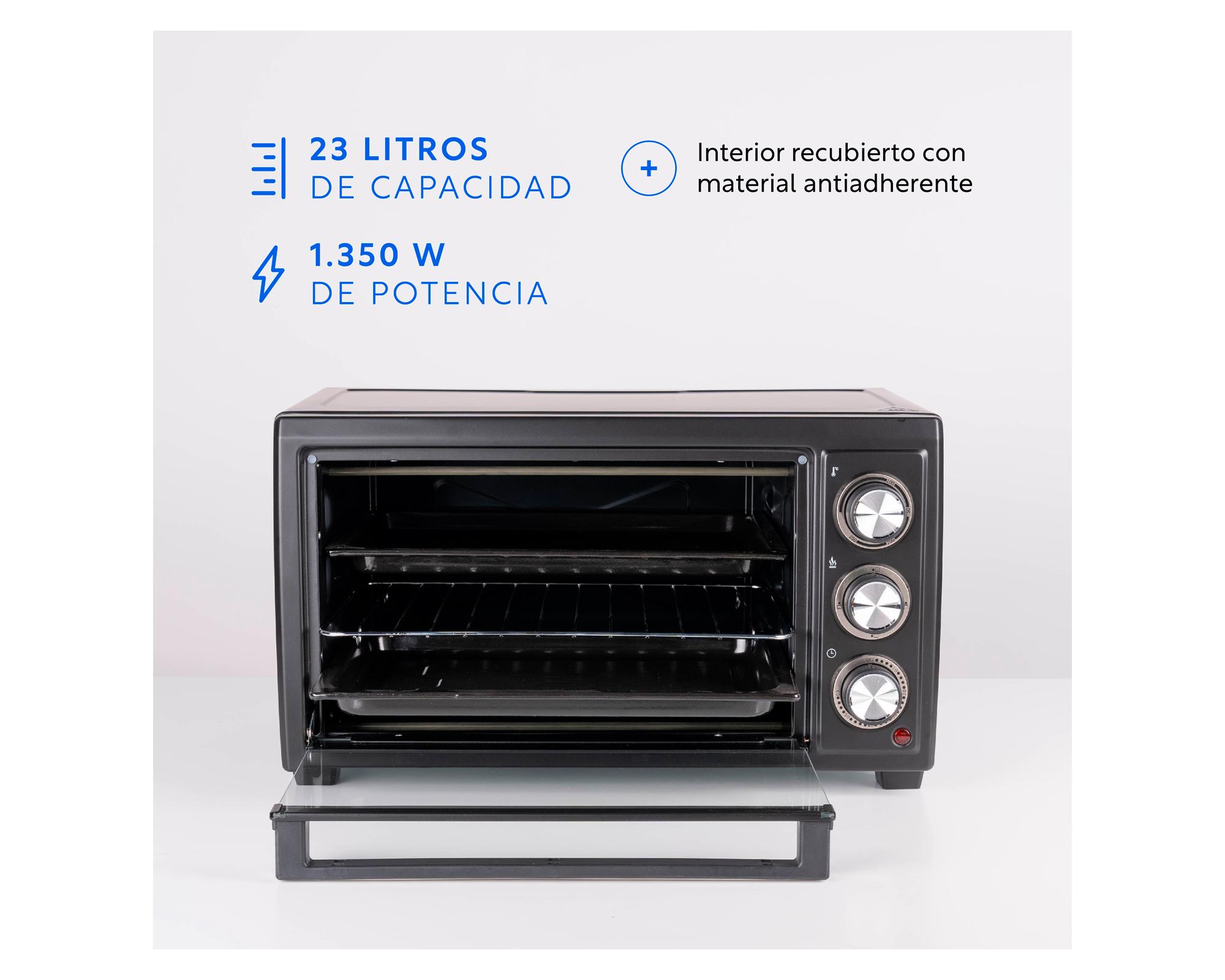 Horno eléctrico Oven Master negro 23 lt-2