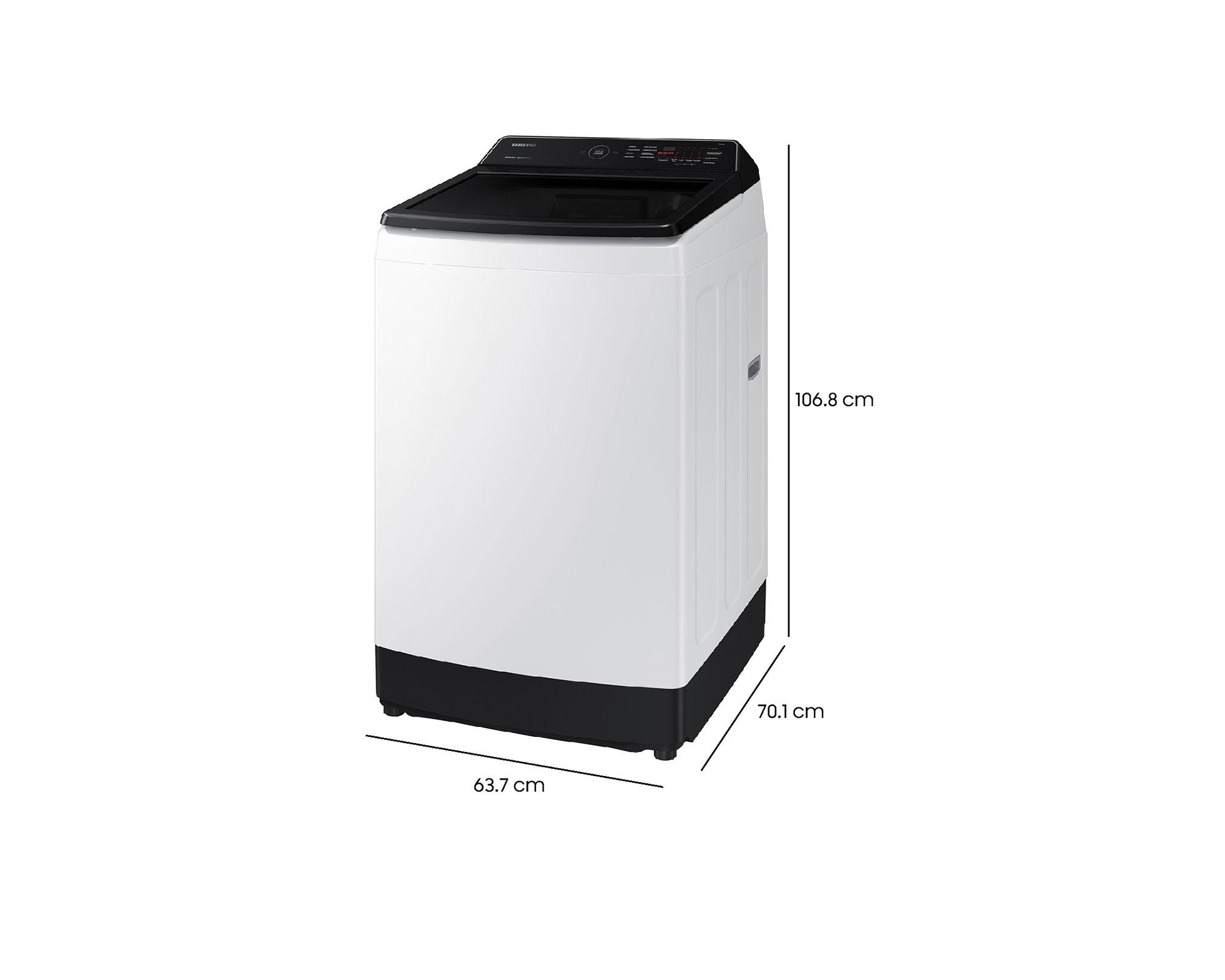 Lavadora WA17CG6441BWZS carga superior 17 kg blanco-5