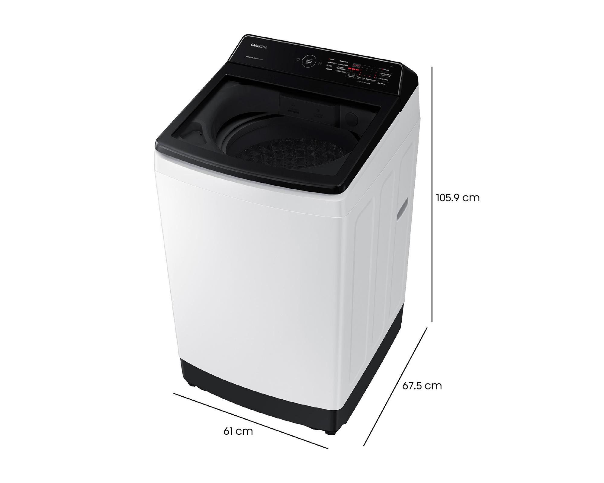 Lavadora WA13CG5441BWZS carga superior 13 kg blanco-3