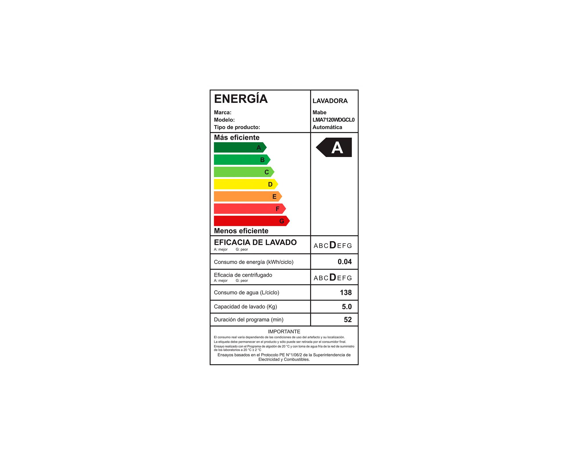 Lavadora LMA7120WDGCL0 carga superior 17 kg diamond gray-6