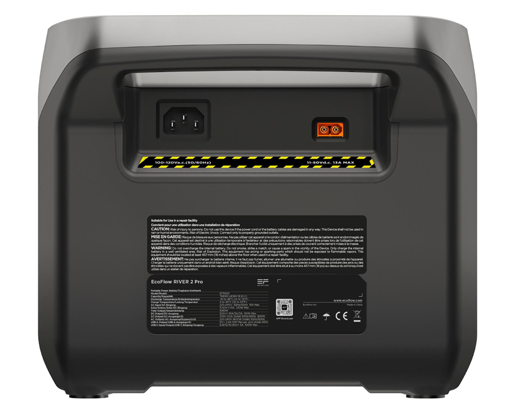 Estación de energía portátil River 2 Pro 800W 768WH-2