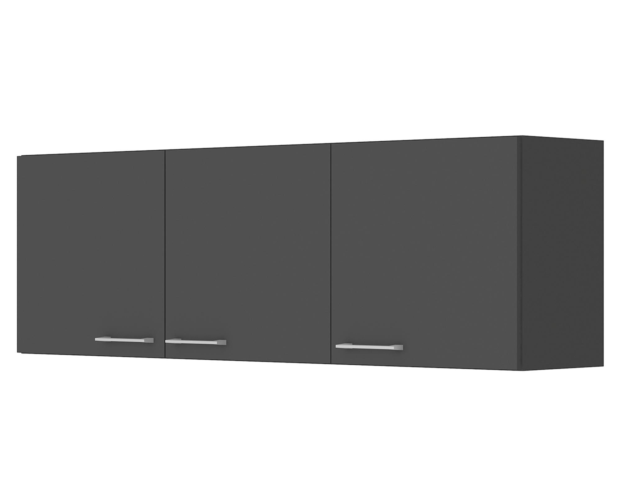 Mueble cocina aéreo 140 cm Opie grafito-1