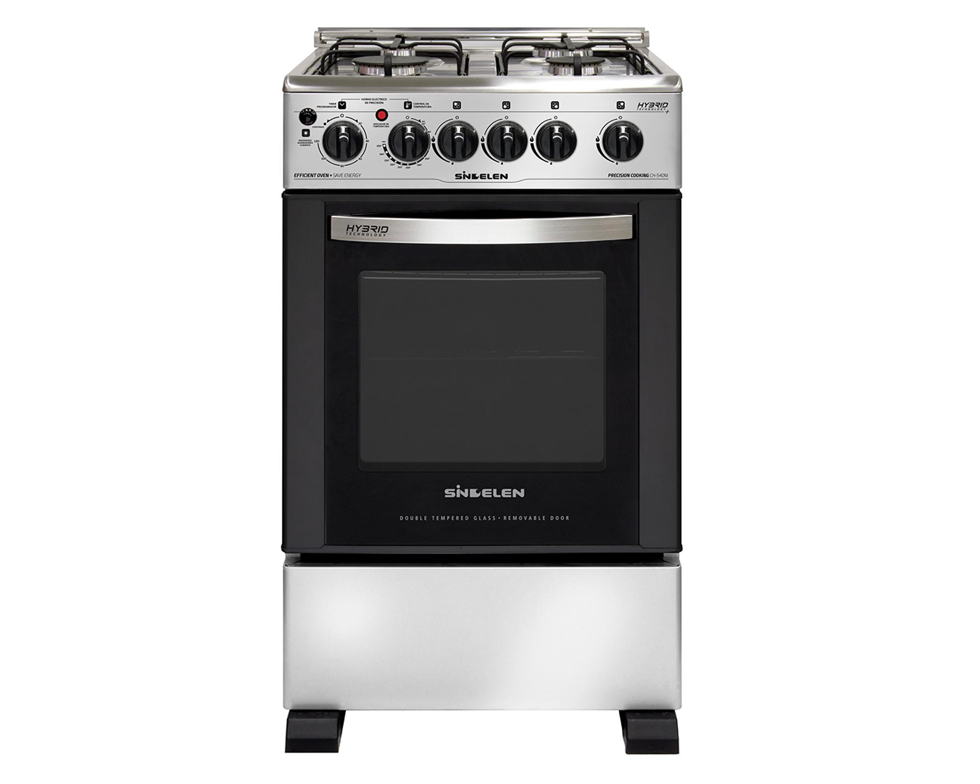 Cocina a gas CH-540NI 4 quemadores gas licuado inox-0