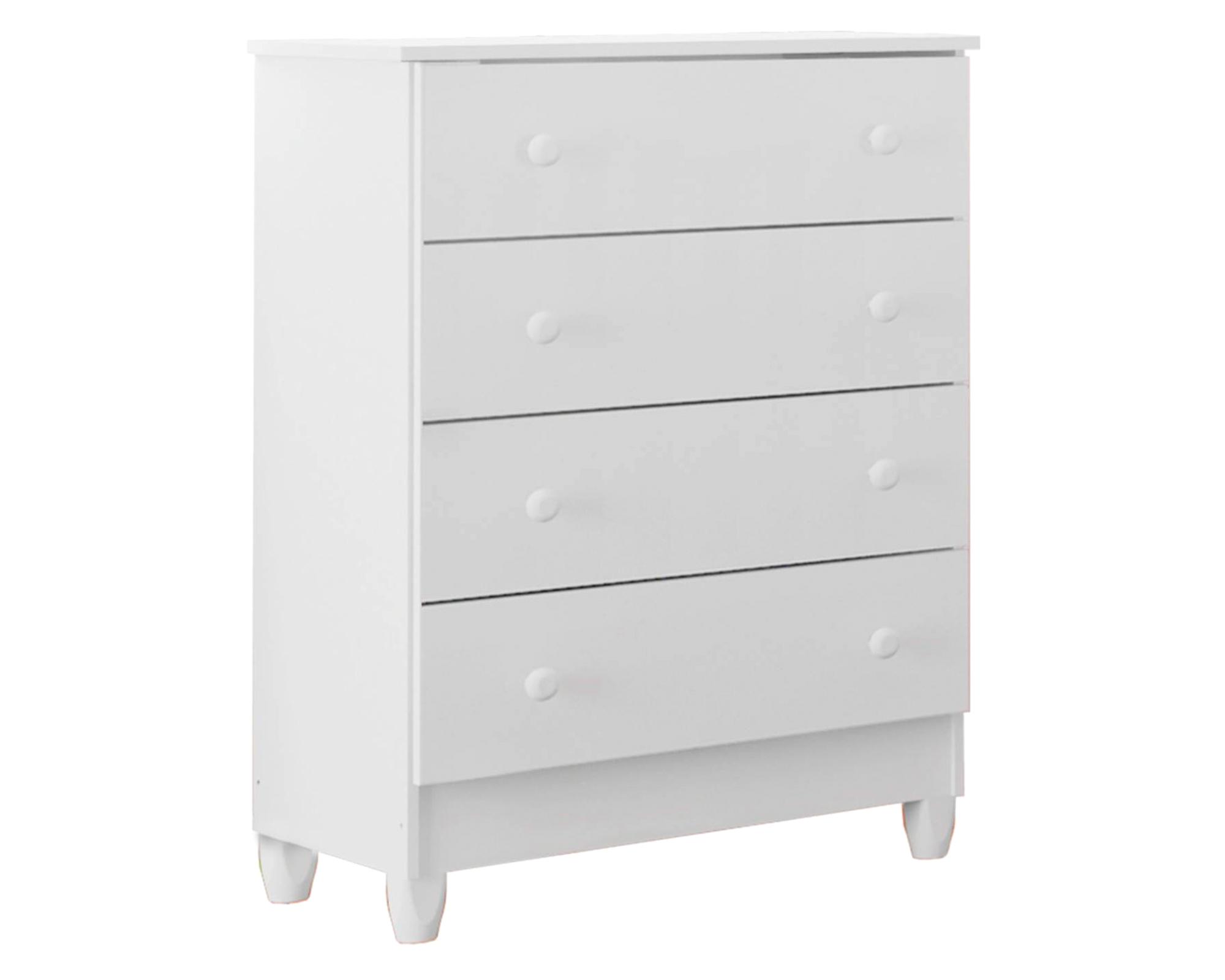 Cómoda Mel blanco 4 cajones-0