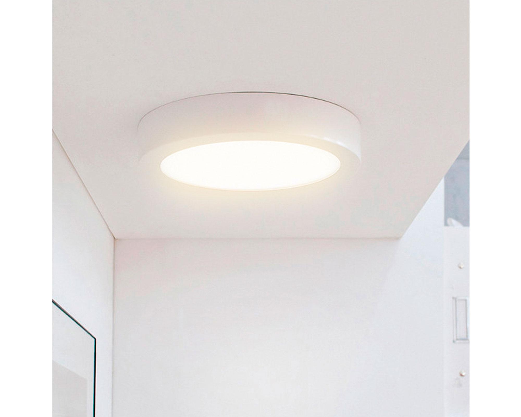 Panel Led redondo sobrepuesto 20W 1L luz cálida blanco-1