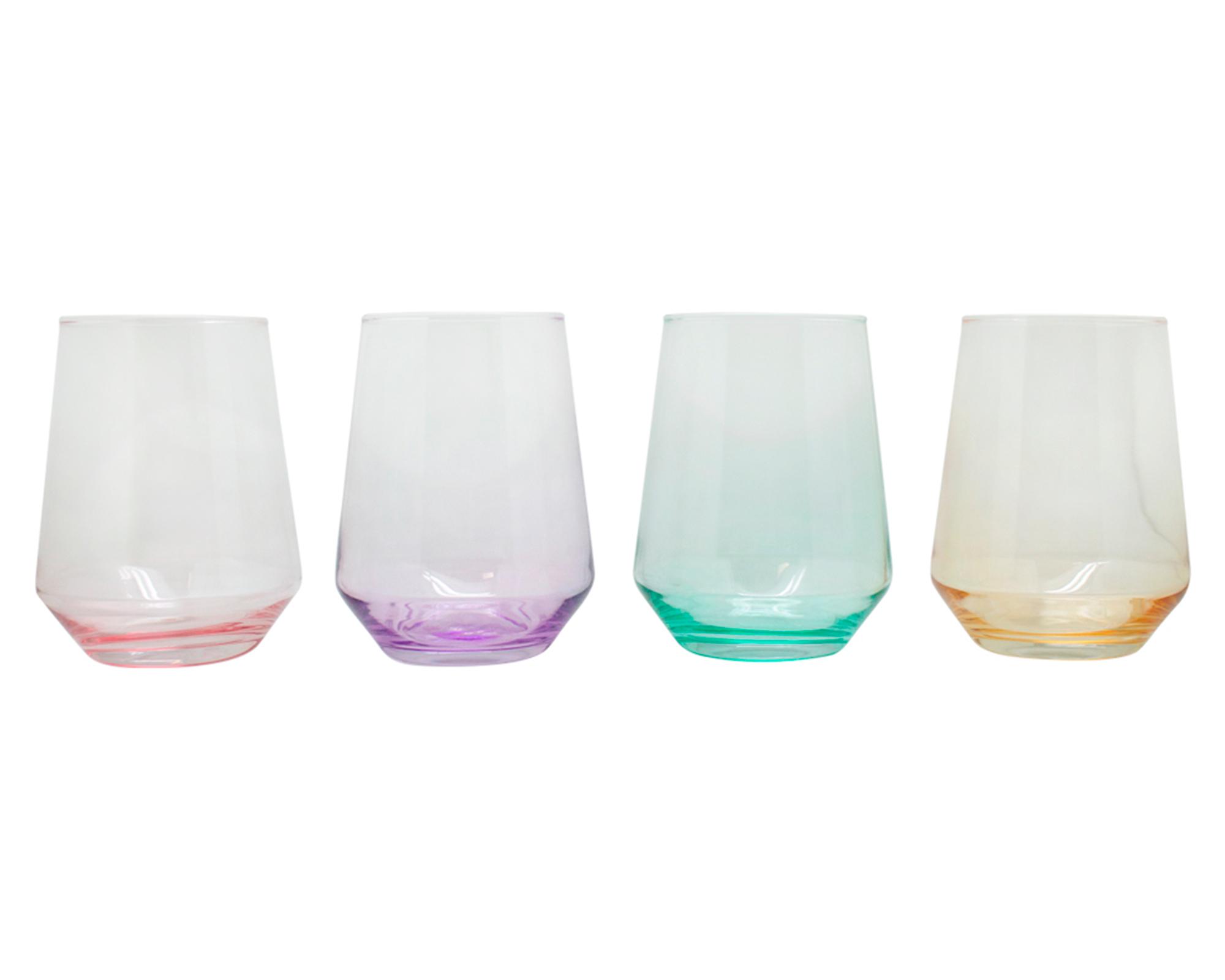 Vaso Color 530 ml surtido 4 unidades-0