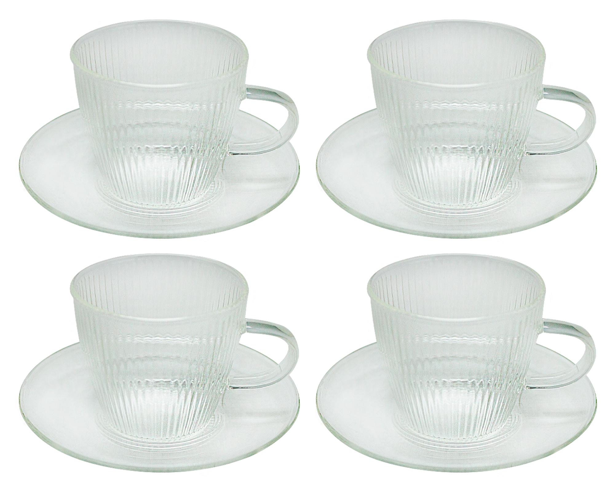 Taza con plato Espresso 110 ml 4 unidades-0