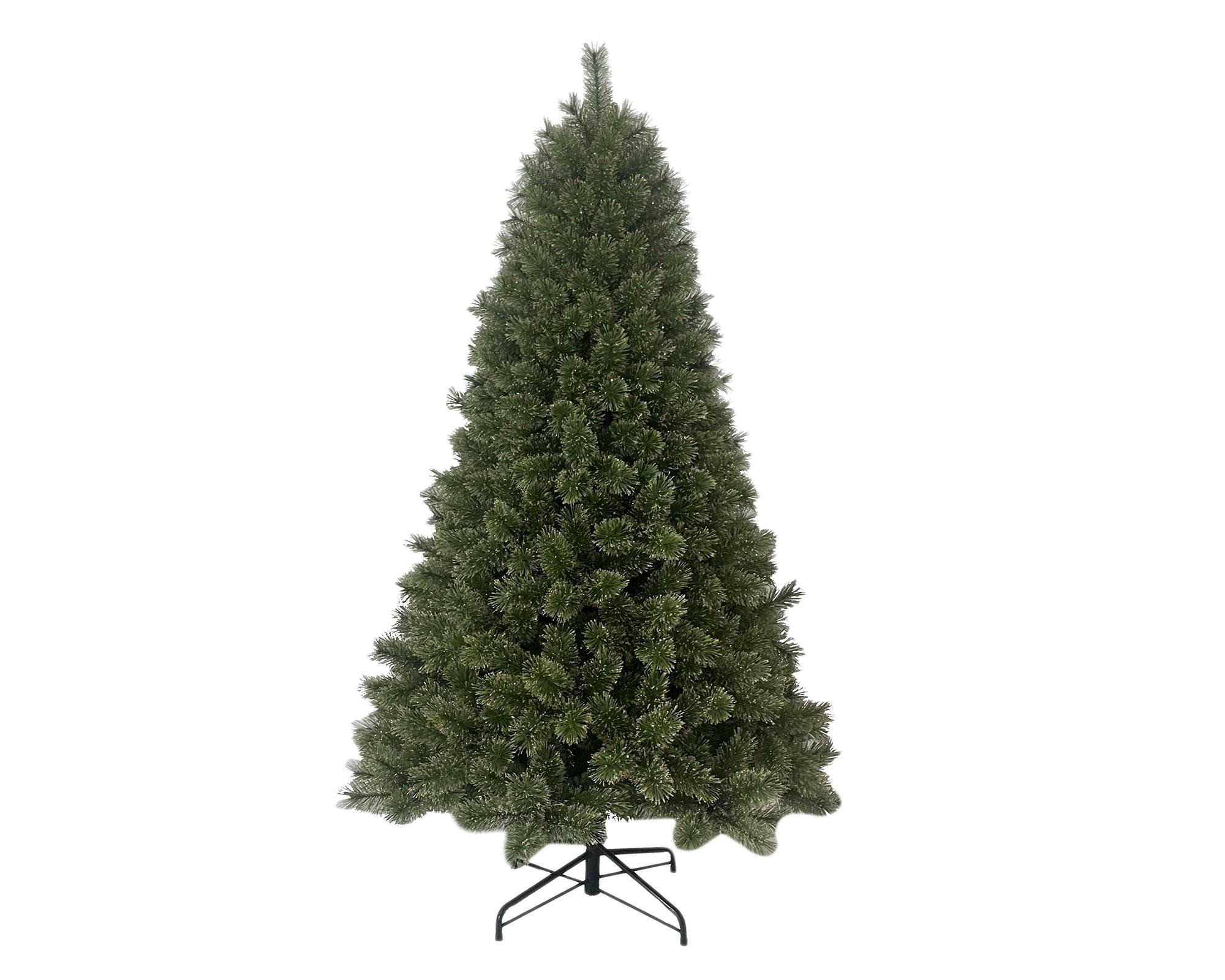 Árbol N°87 puntas glitter 210 cm 928 Ramas-0