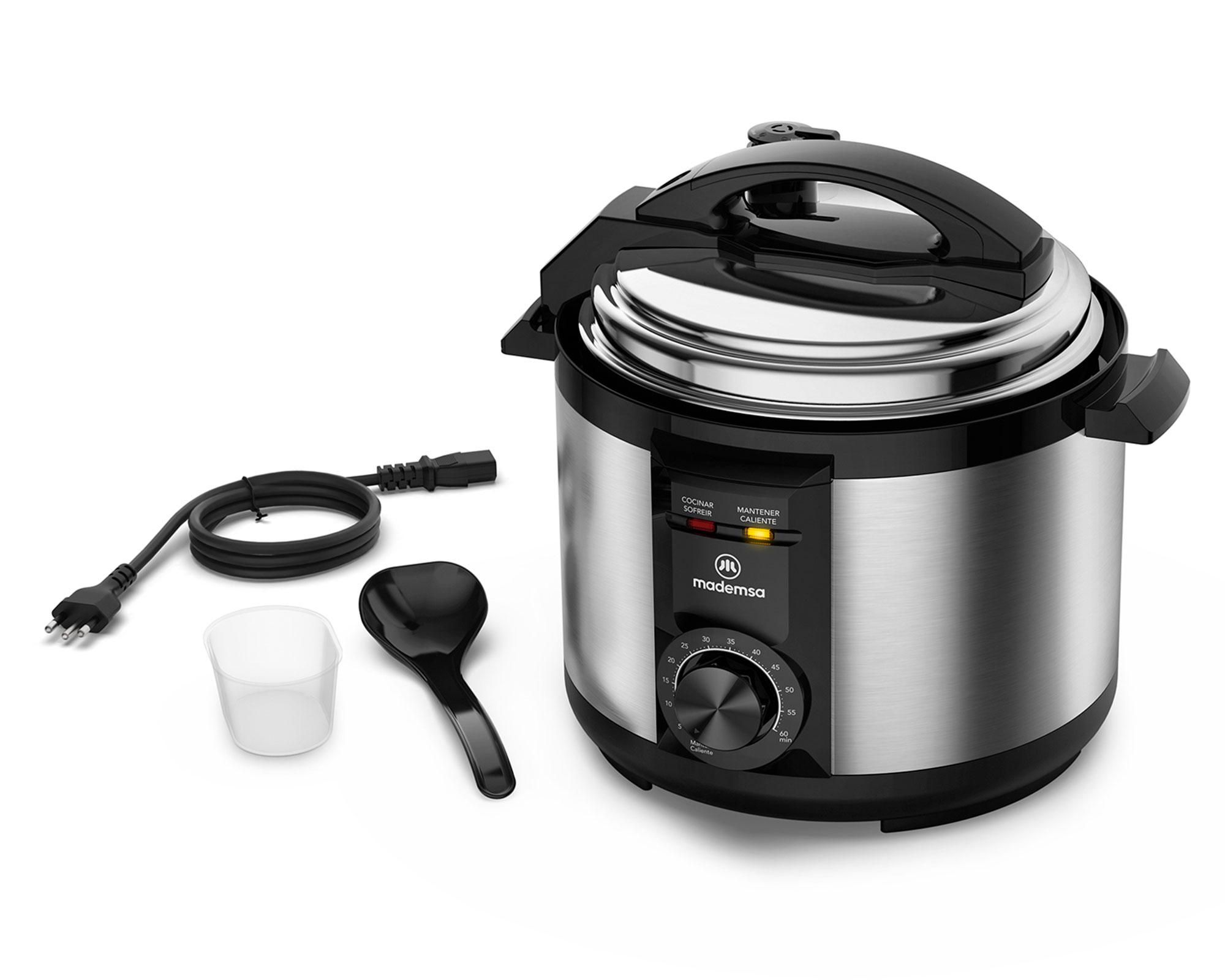 Olla multicocción MPC10 inox/negro 5 lt-1