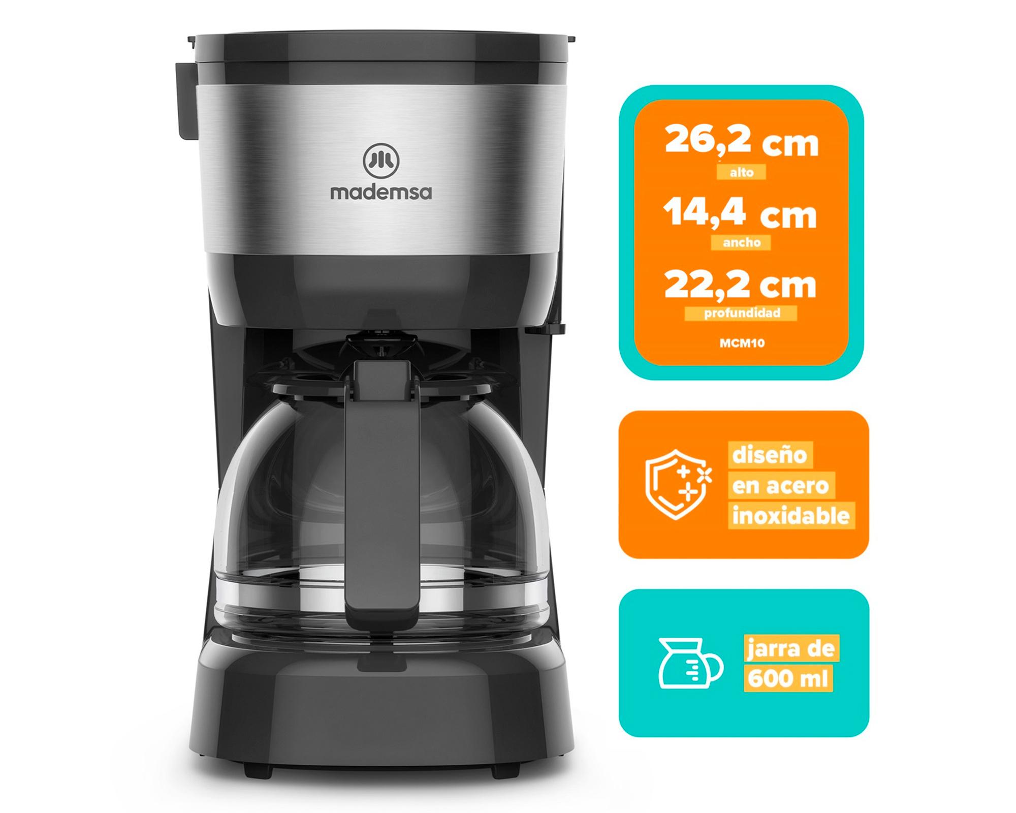 Cafetera MCM10 negro 600 ml-3