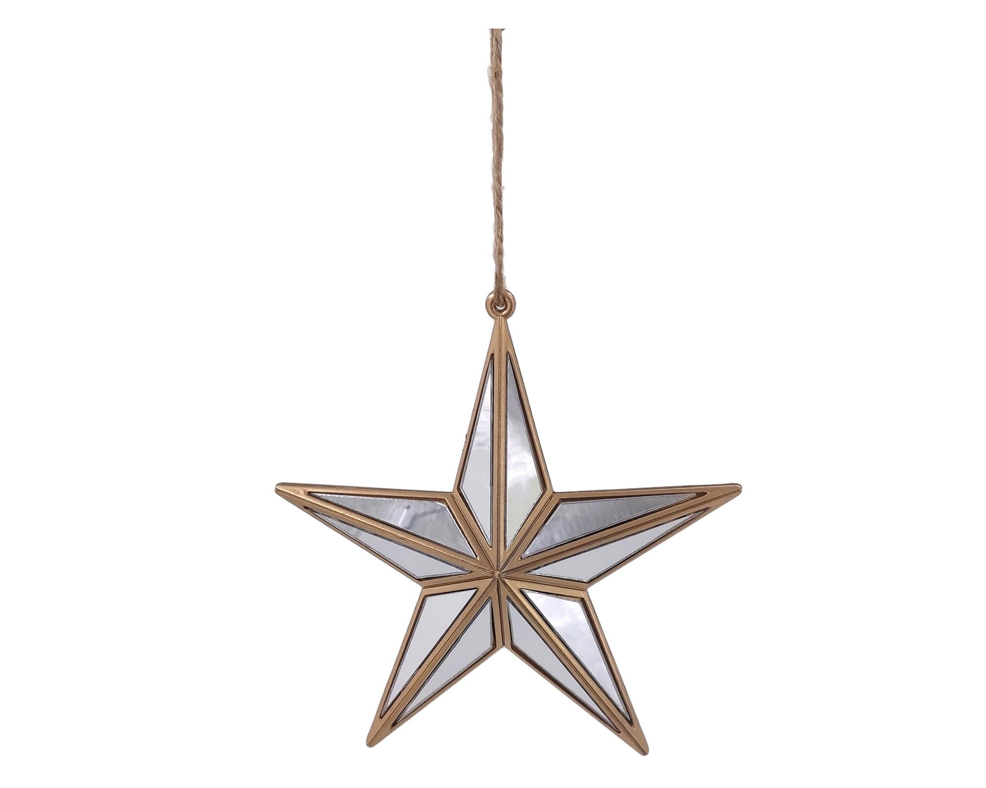 Colgante Estrella espejos Indi-0