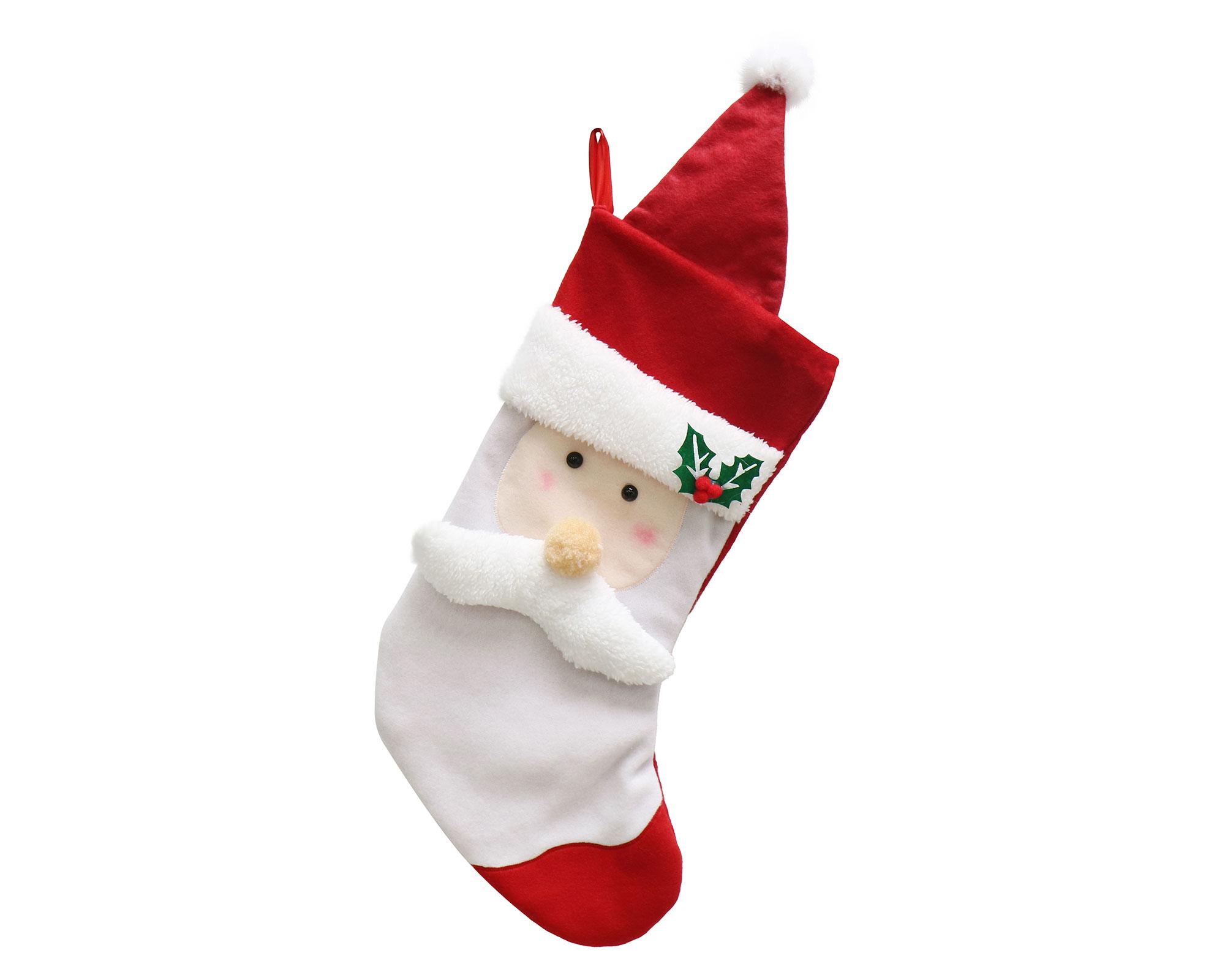 Bota navideña Santa diagonal-0