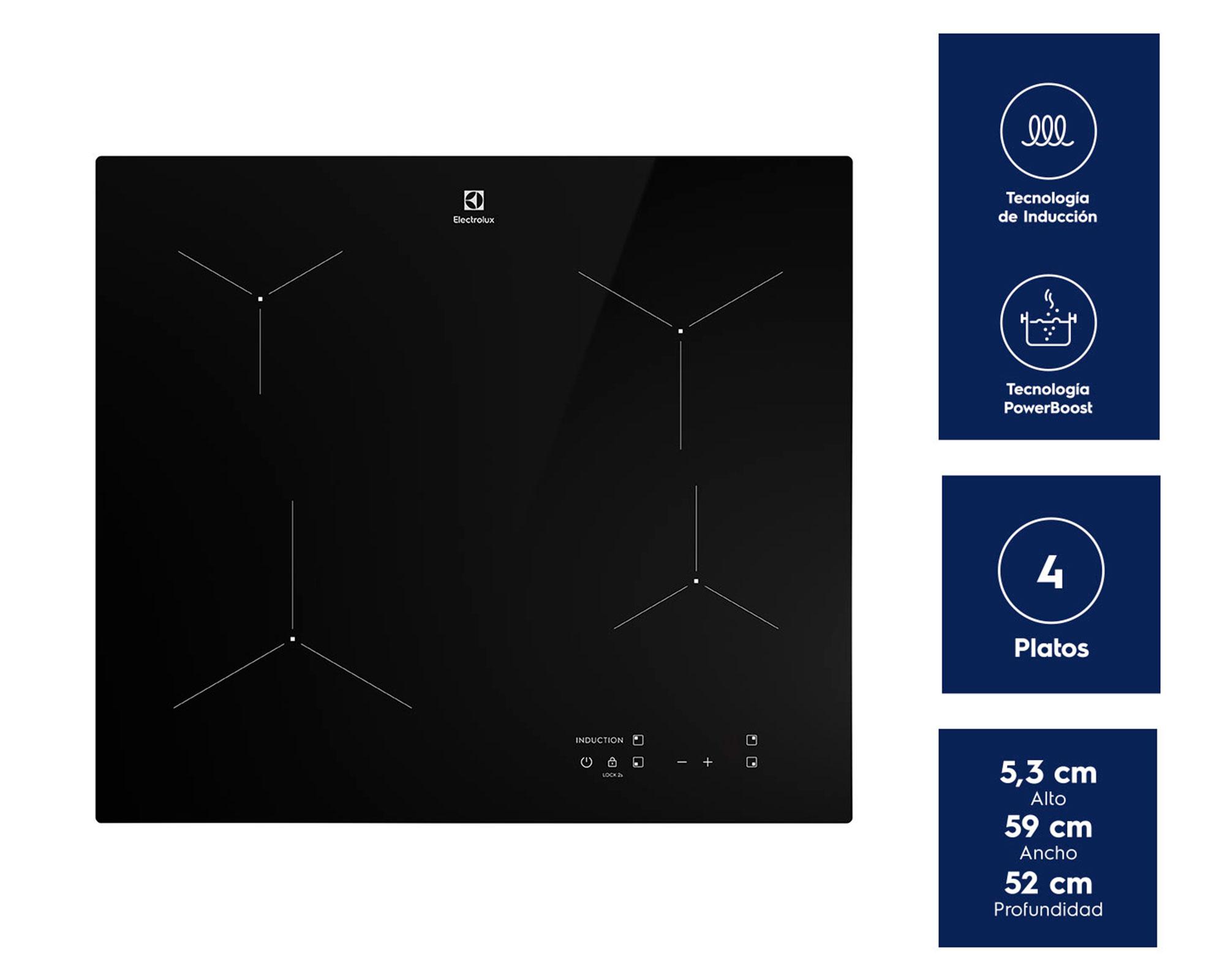 Encimera inducción IE6LP 4 quemadores-6