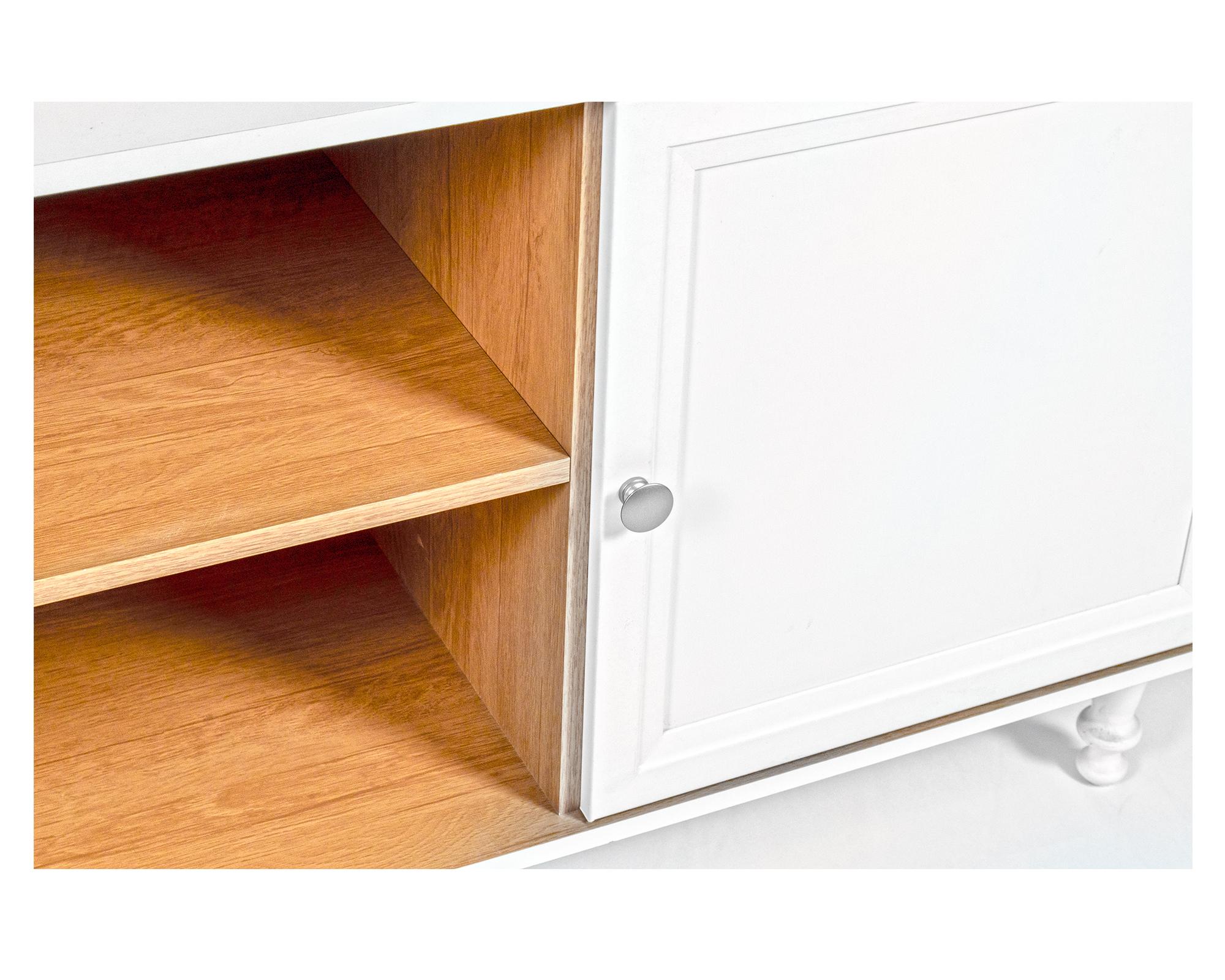 Rack TV Manama blanco 61x150x44.6 cm-2