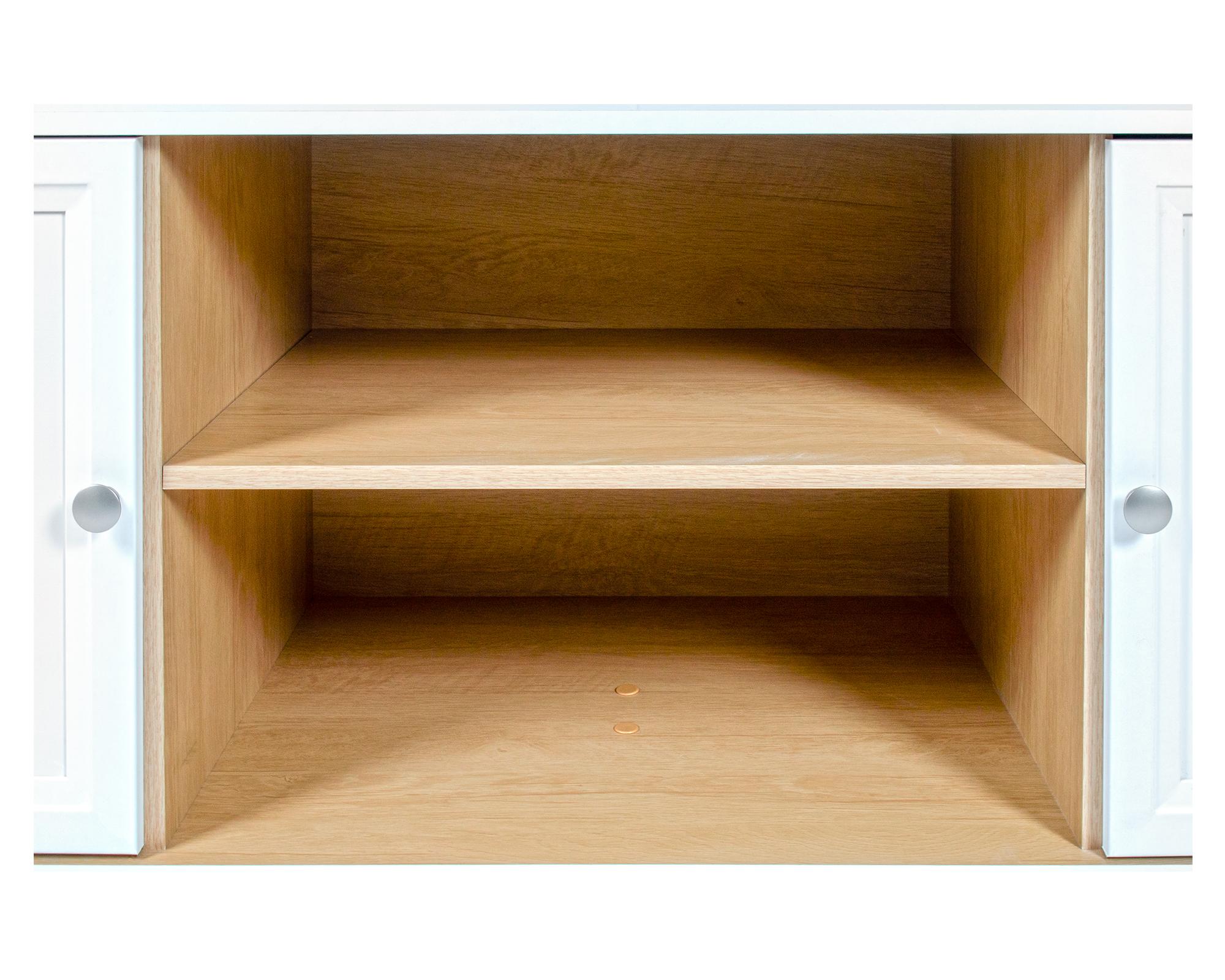 Rack TV Manama blanco 61x150x44.6 cm-3