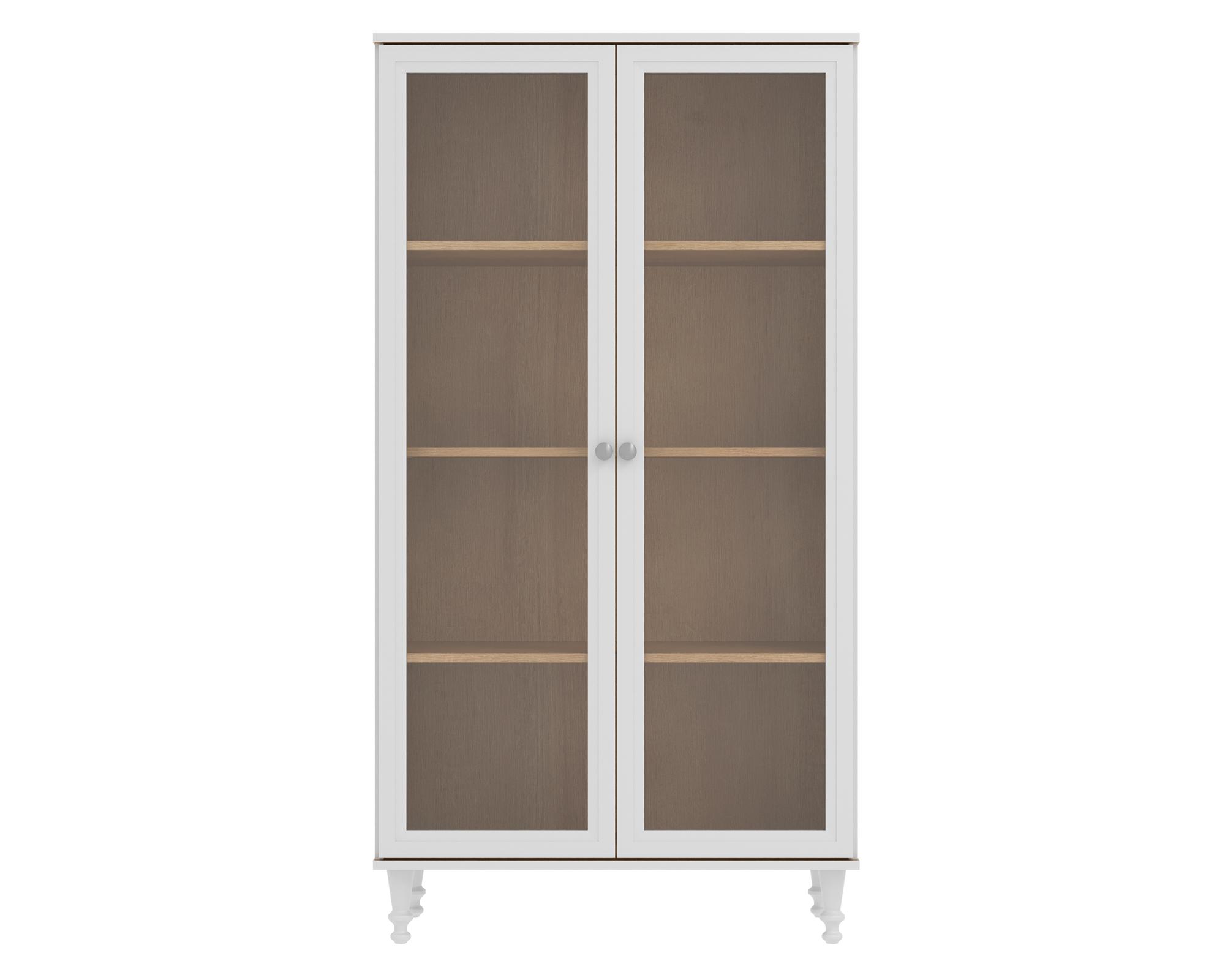 Vitrina Manama blanco 2 puertas-0