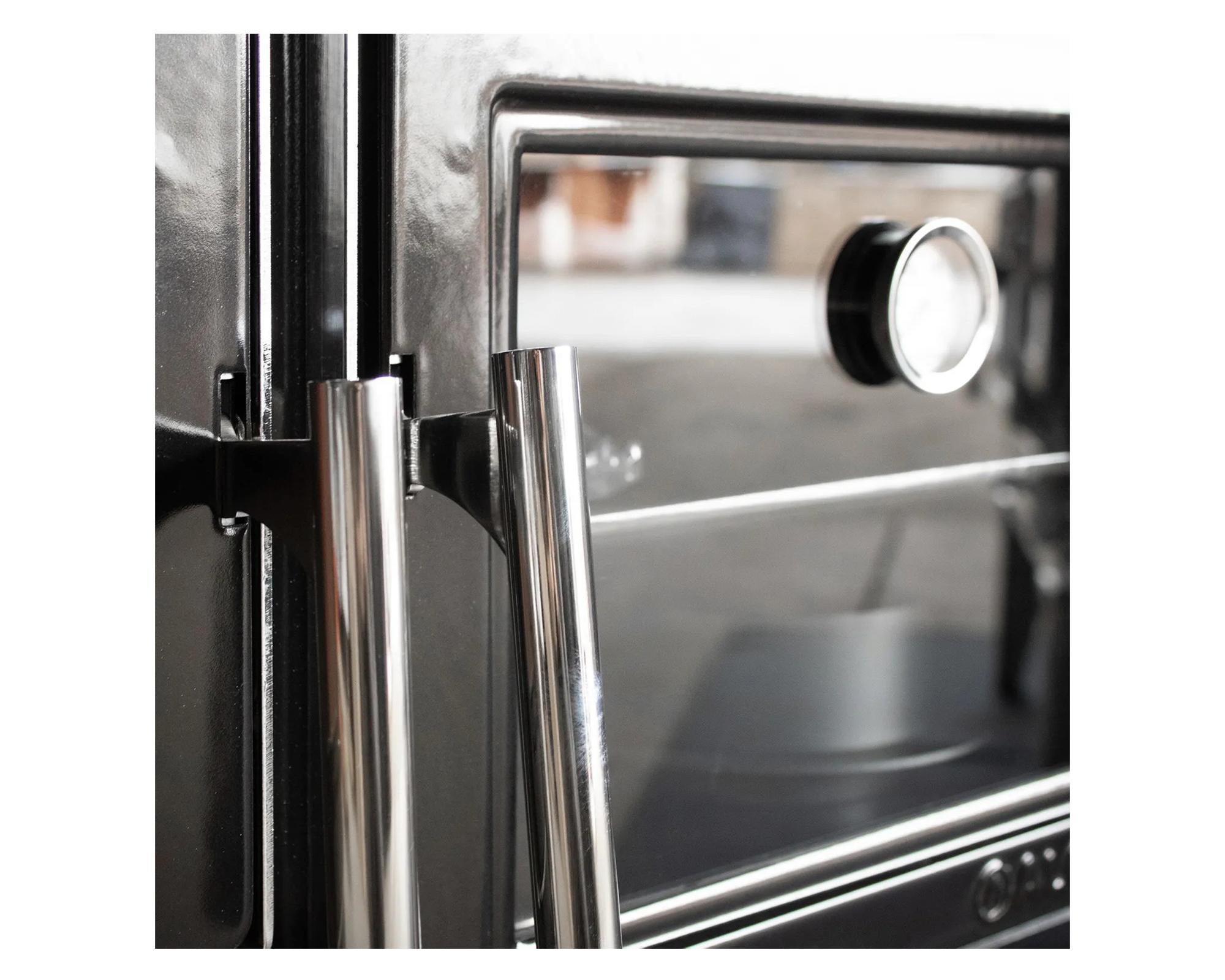 Cocina a leña Calbuco L 90 negro 1 quemador-4