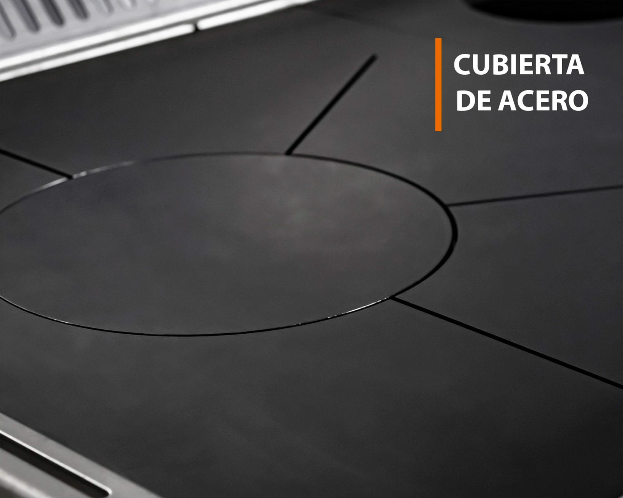 Cocina a leña Calbuco MZ90 amarilla 50 lt-5