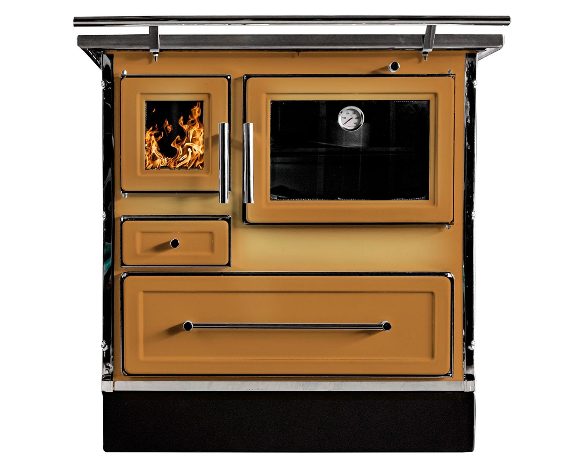 Cocina a leña Calbuco MZ90 difumada 50 lt-0