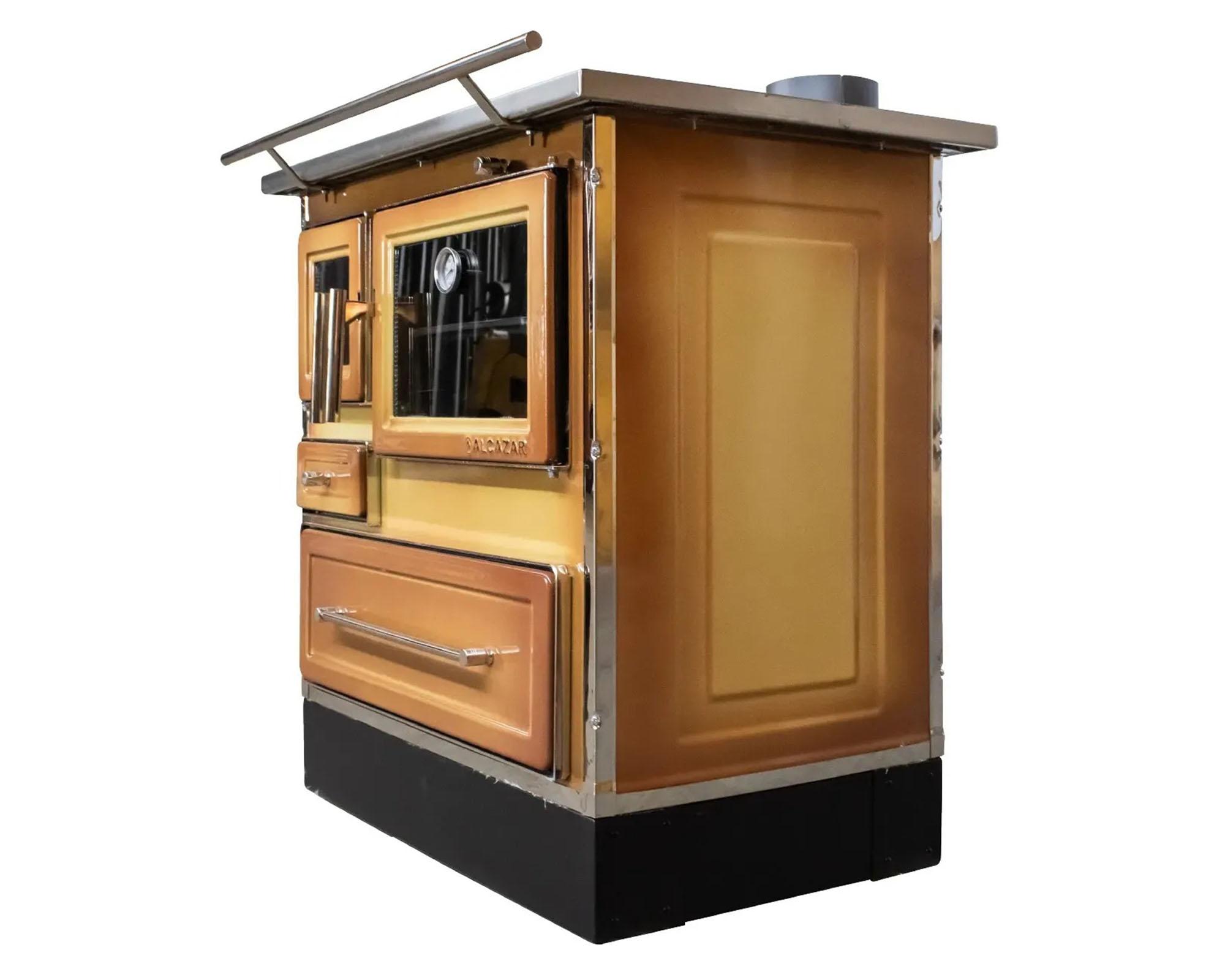 Cocina a leña Calbuco MZ90 difumada 50 lt-3