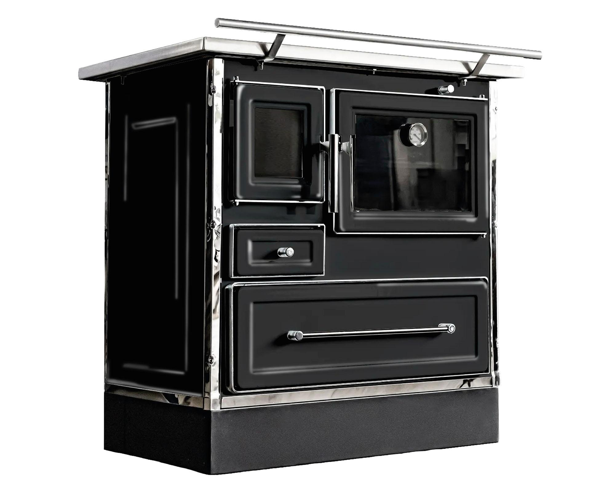 Cocina a leña Calbuco MZ90 negro 50 lt-2