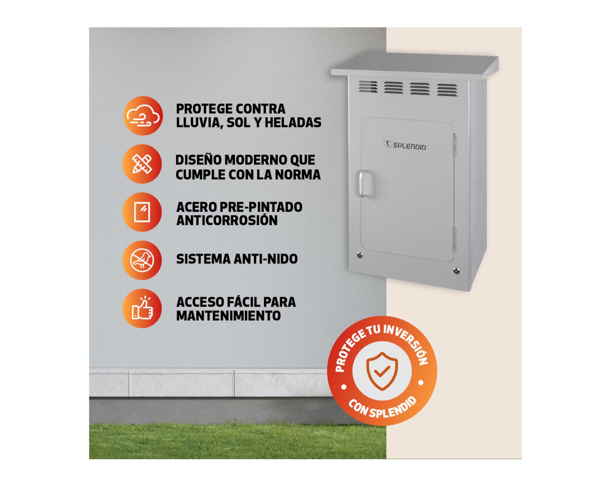 Gabinete calefón Premium gris 82.3x46x27.9 cm-2