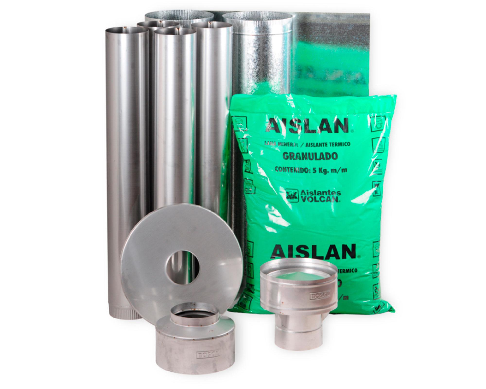 Cocina a leña Hestia 90 charcoal + kit de instalación-3