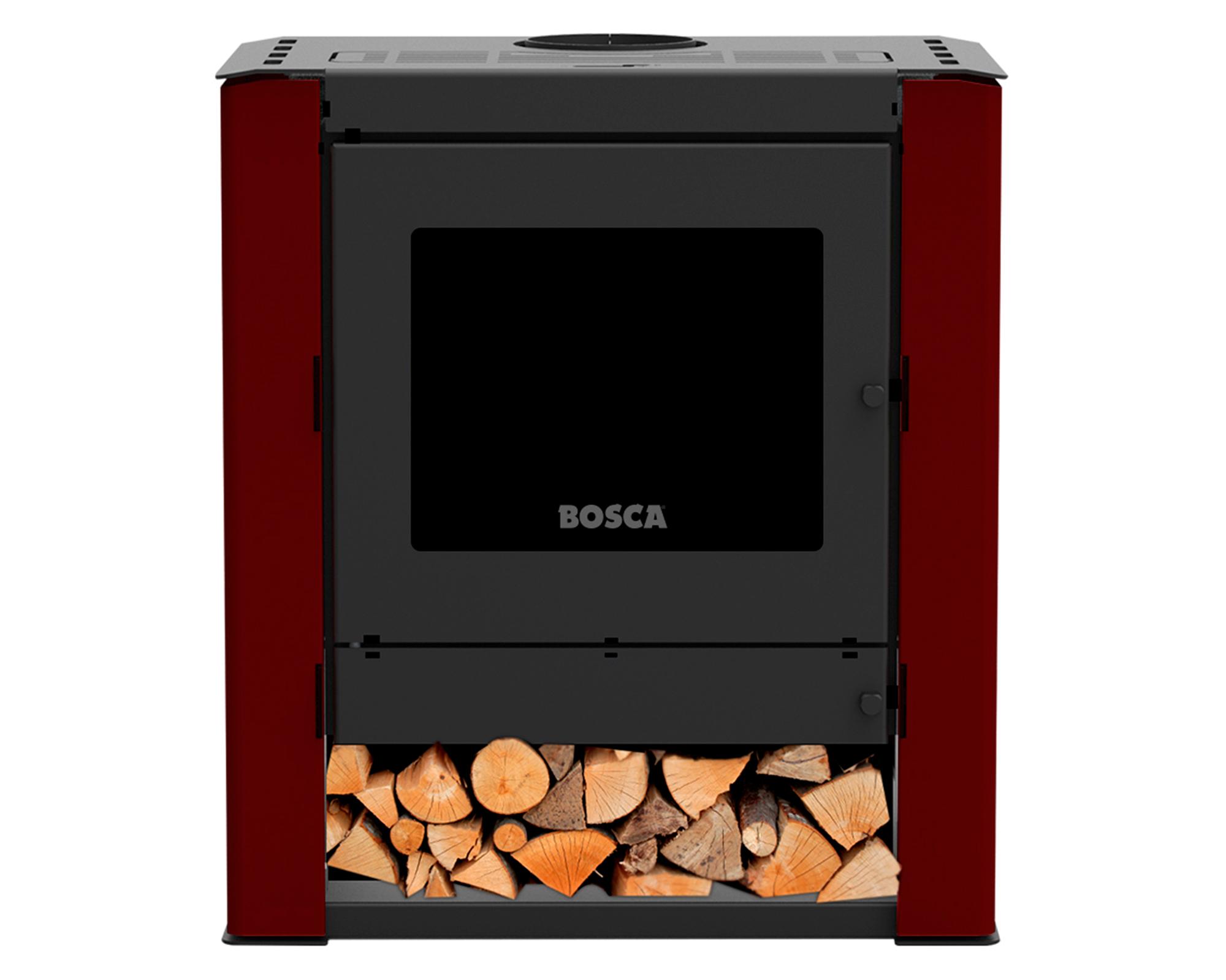 Calefactor a leña 12.2 kW/hr Gold 500 burdeo-1