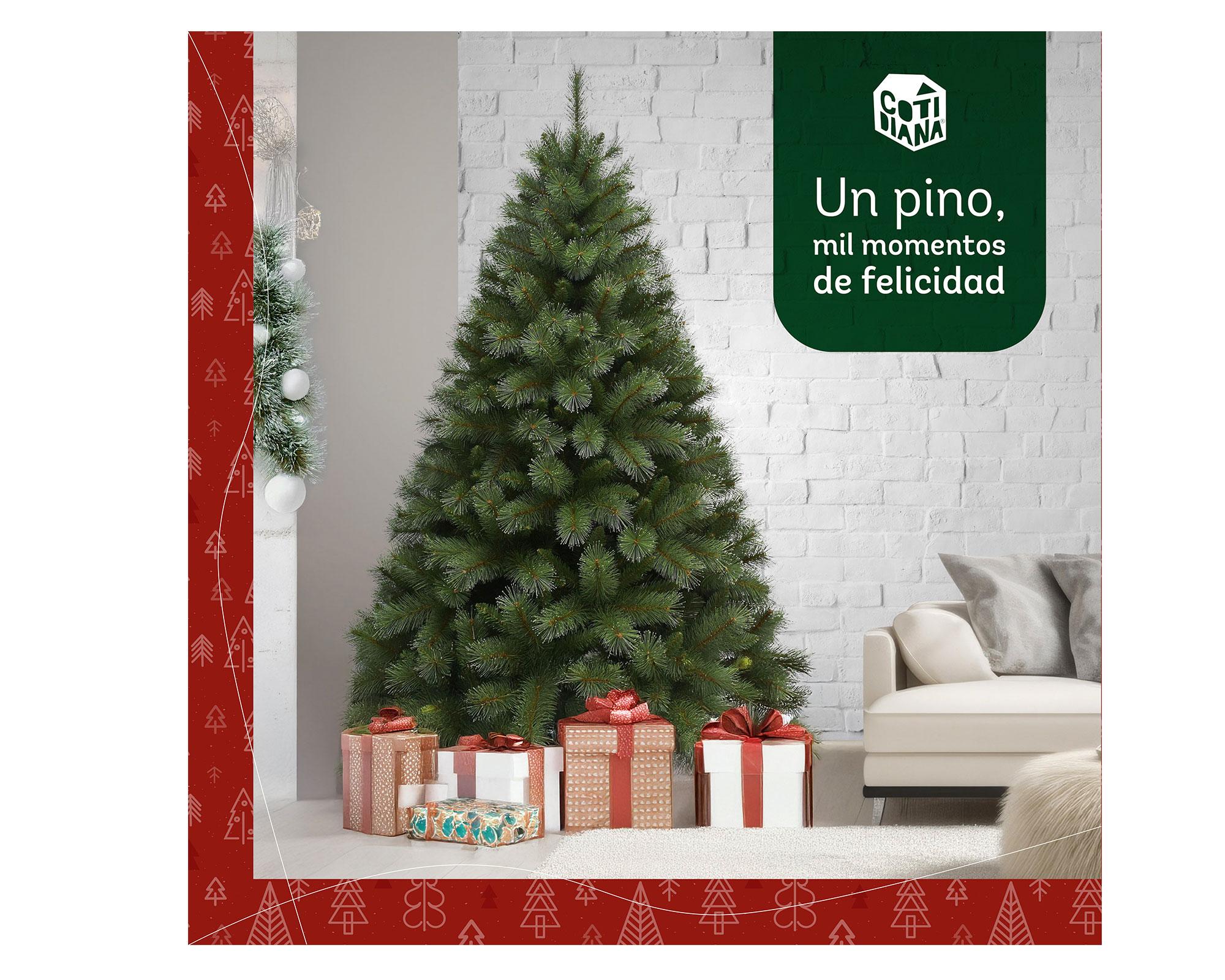 Árbol navidad N° 88 Puntas blancas 870 Ramas 180 cm-1