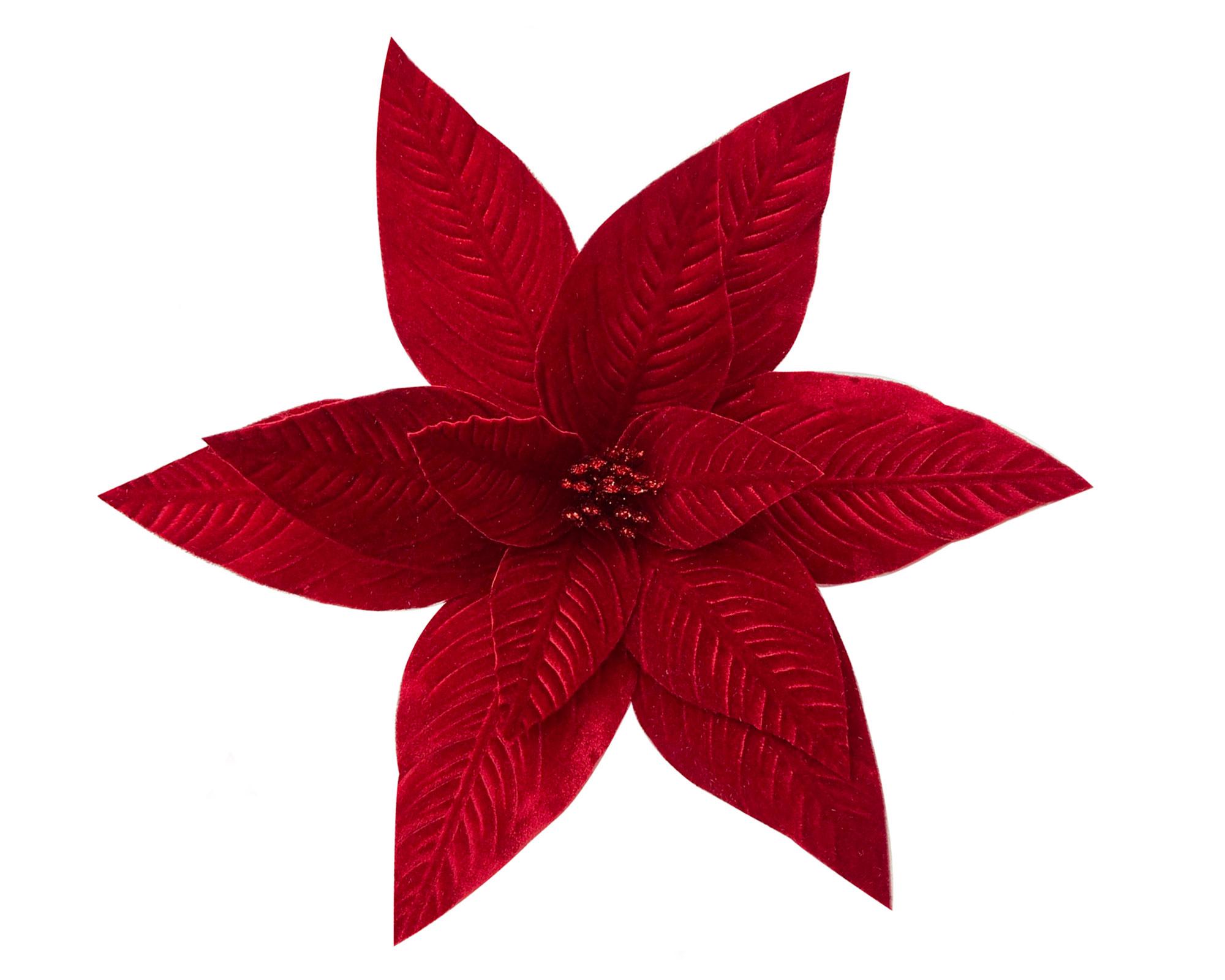 Flor decorativa Farm rojo-0