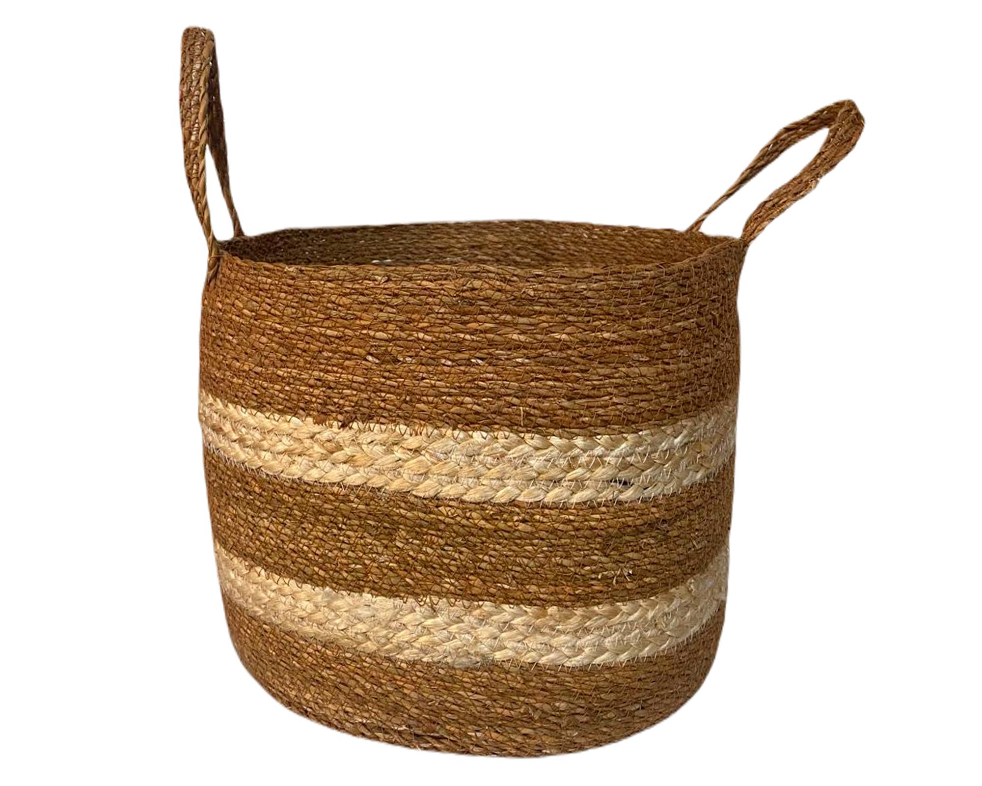 Cesto Vishnu beige 35x28 cm-0