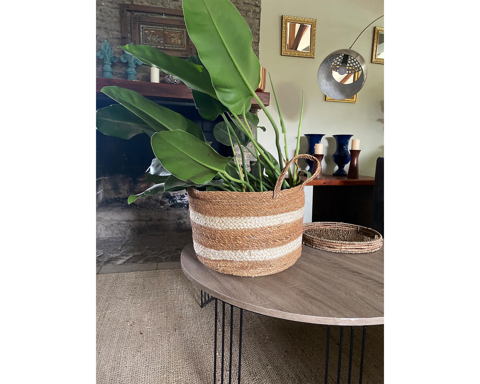 Cesto Vishnu beige 35x28 cm-1