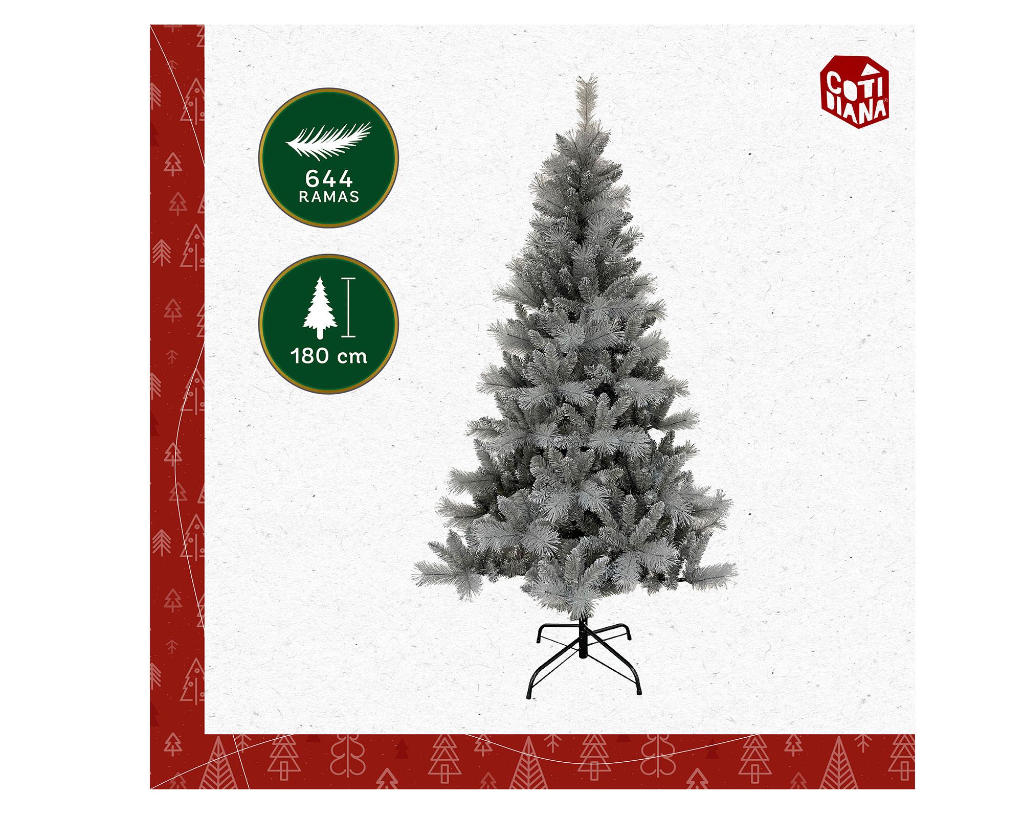 Árbol navidad 644 ramas 180 cm-2