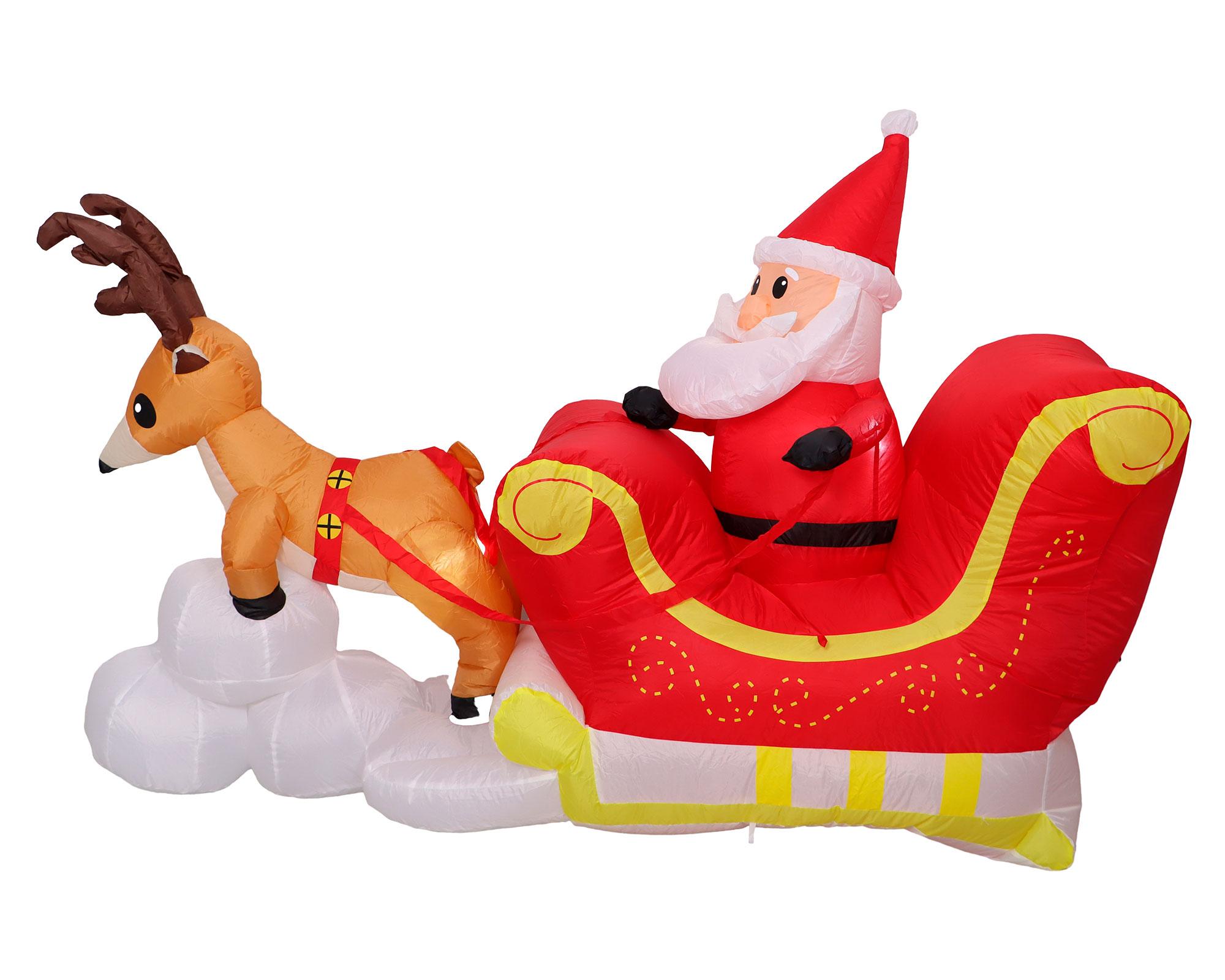 Inflable Santa trineo 180 cm-1