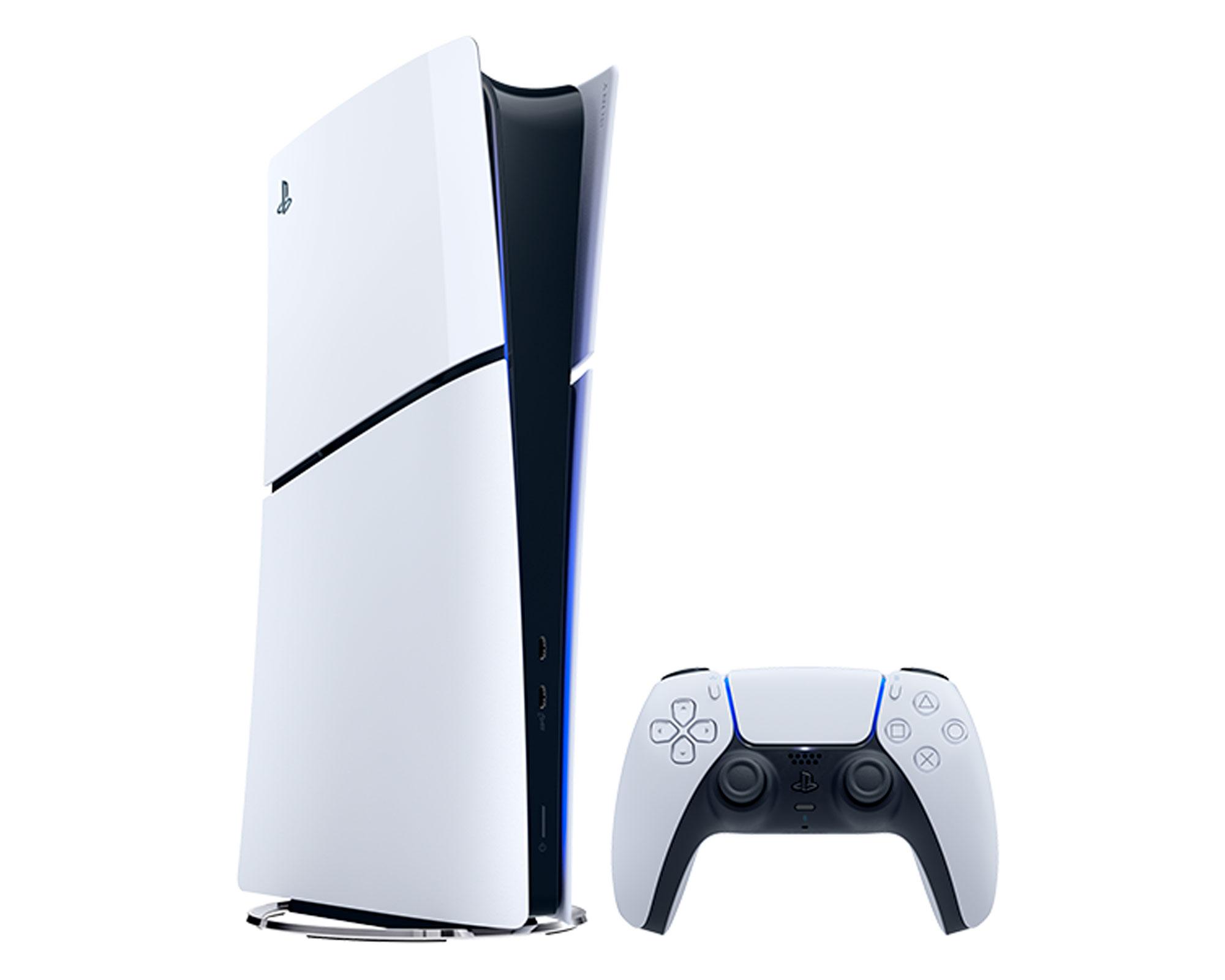 Consola PS5 Slim digital + 2 juegos-0