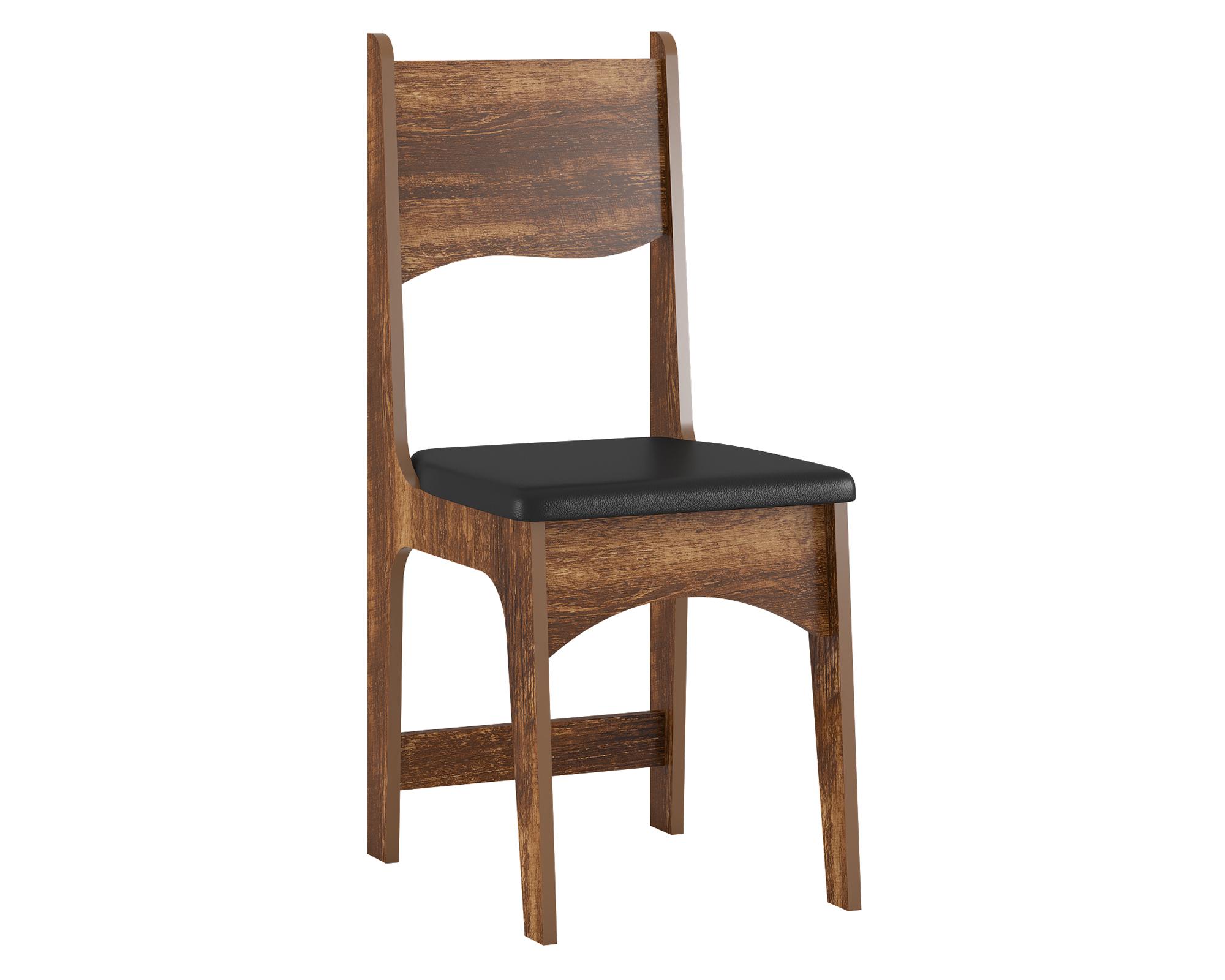Comedor 6 sillas rectangular Perola Nicoli rústico café-1