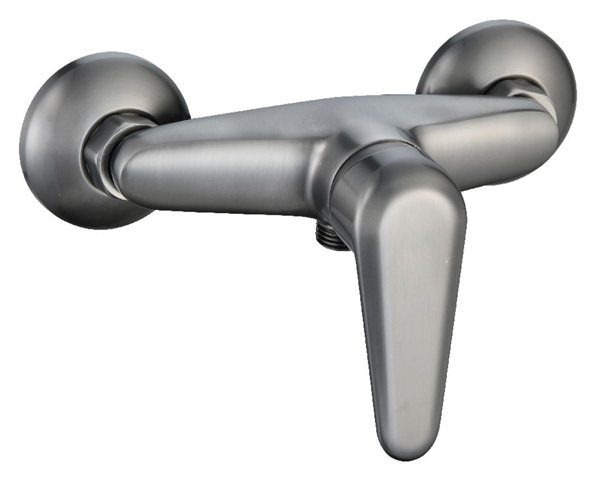 Monomando de ducha Euro gun metal-2