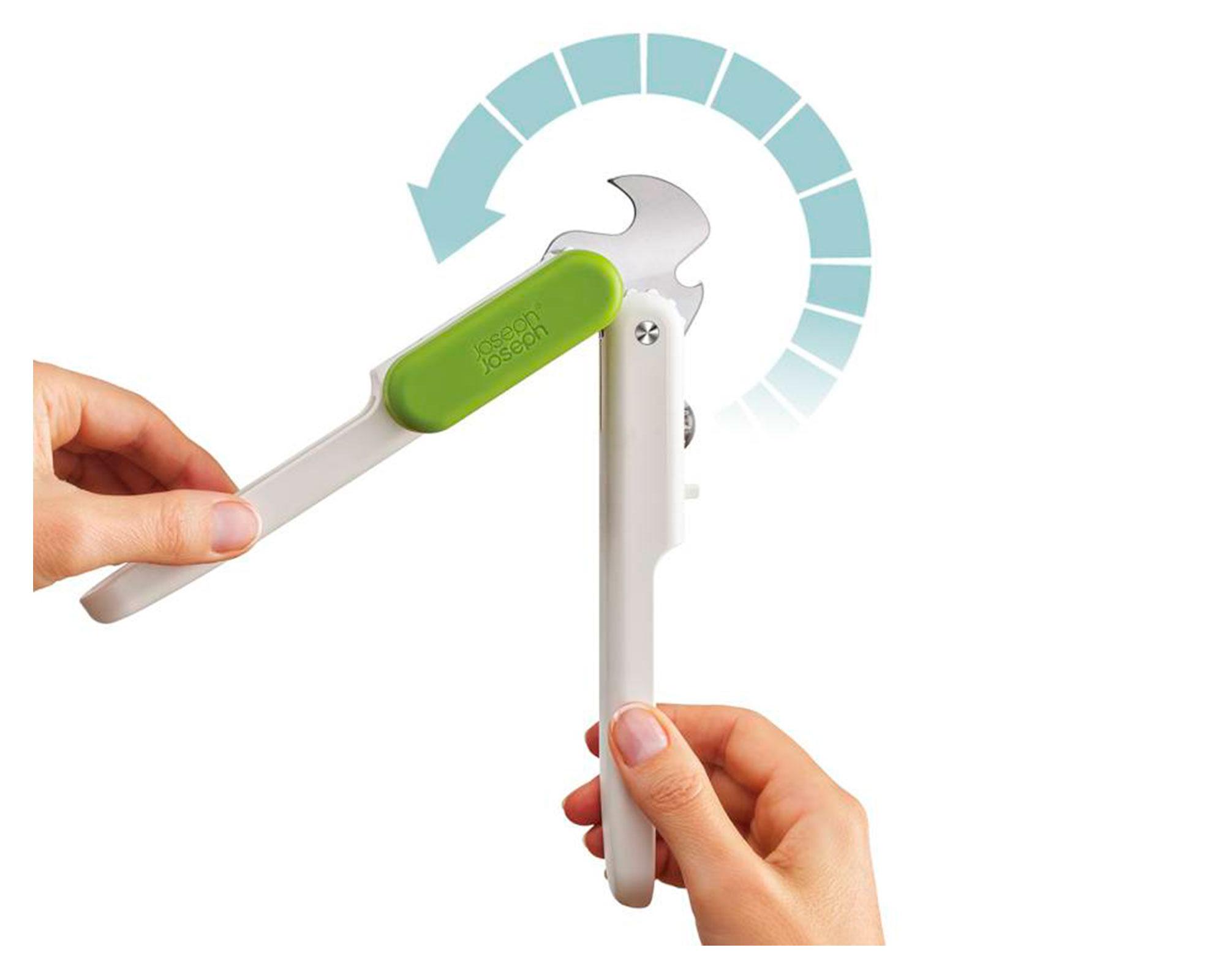 Abrelatas blanco/verde 3 en 1-1