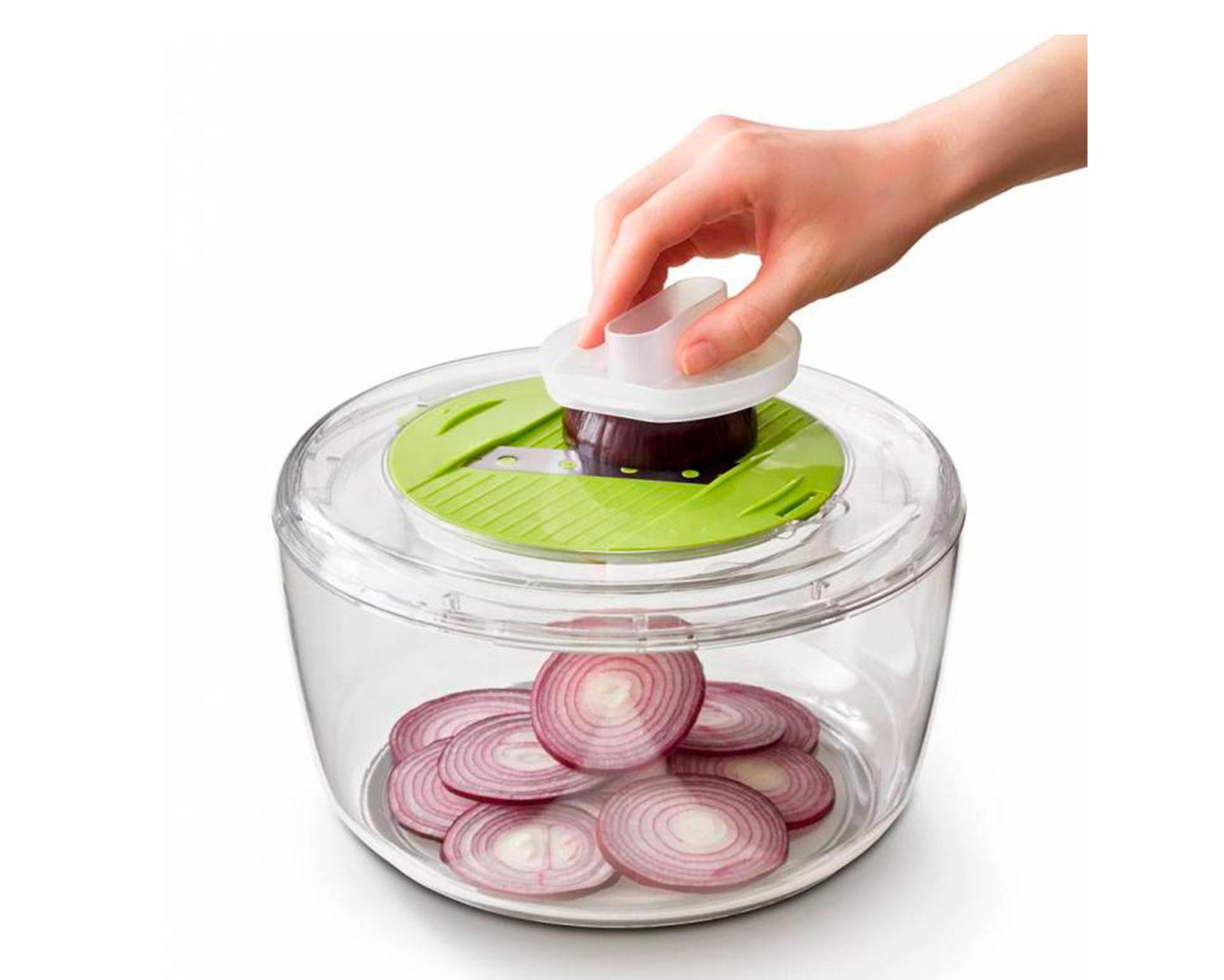 Preparación ensalada blanco/verde 24x24x16 cm-4