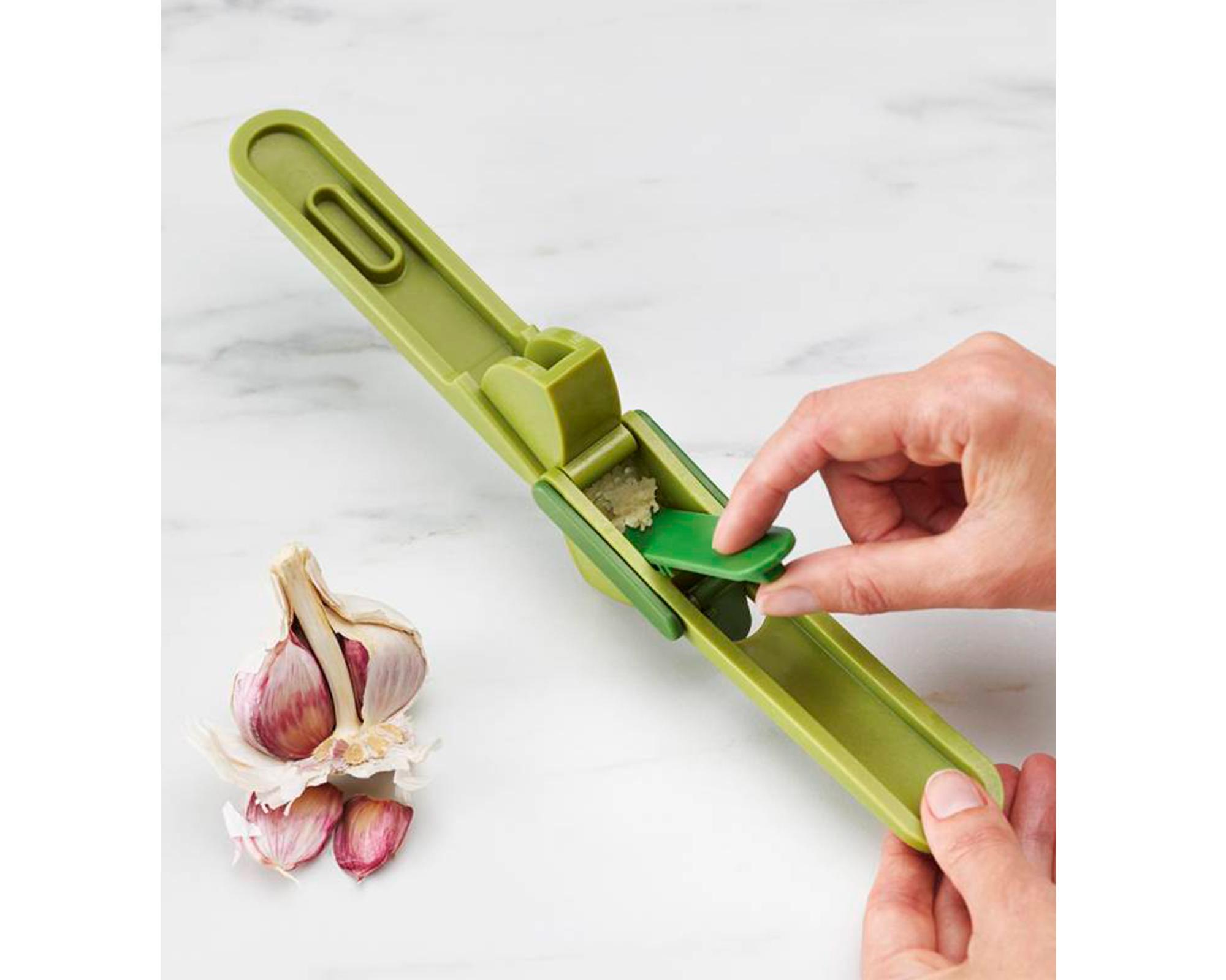 Prensa ajo verde claro 16x4.2x6 cm-5