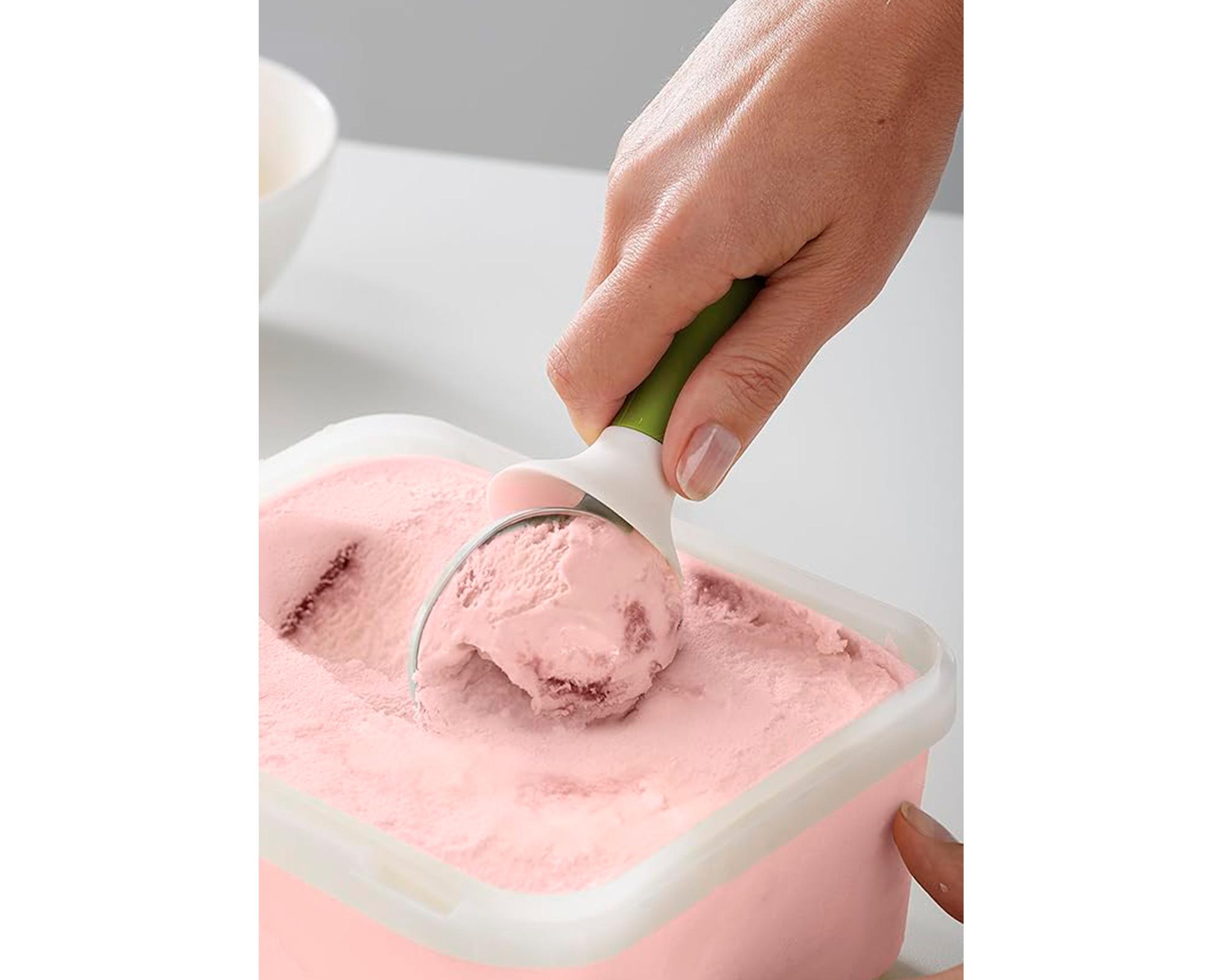 Cuchara helados verde/blanco 18.2x5.2x5.2 cm-2