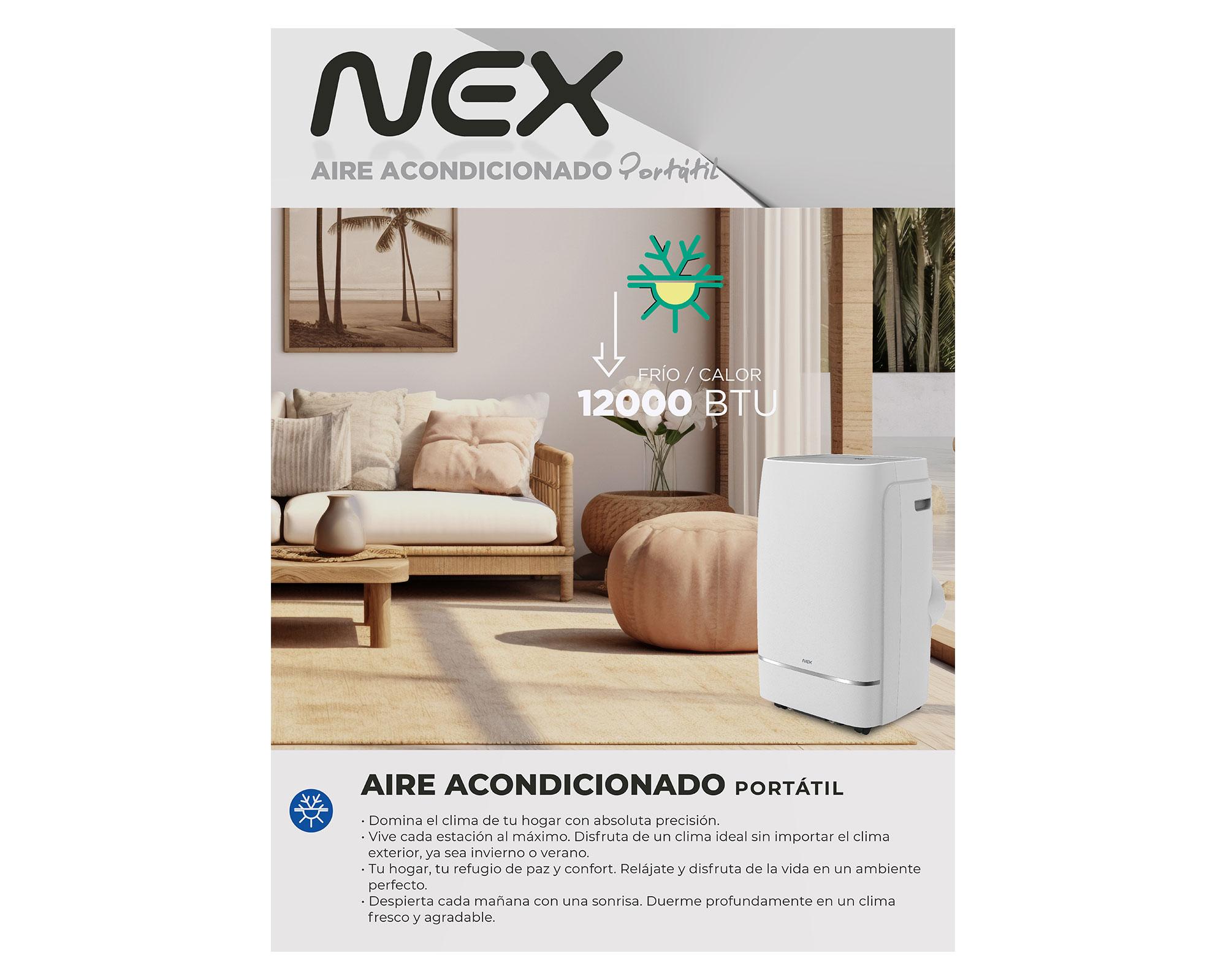 Aire acondicionado portátil 12000 BTU frío/calor ACP12188-FC-4