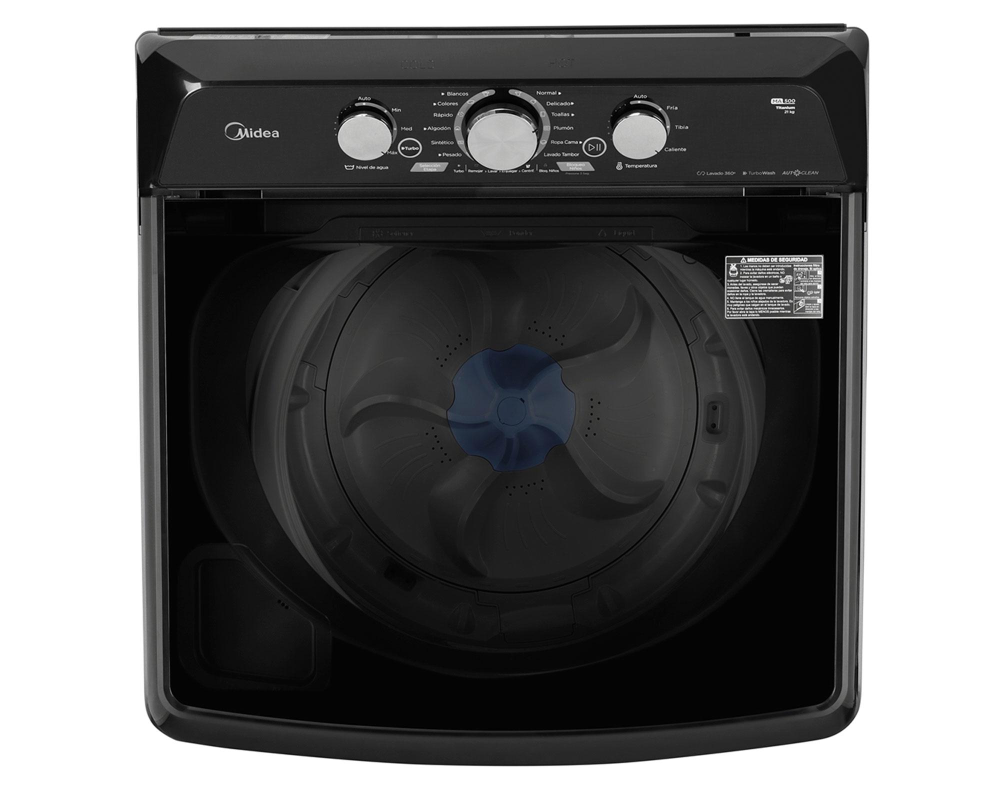 Lavadora automática carga superior MA500W210/T 21 kg gris titanium-4