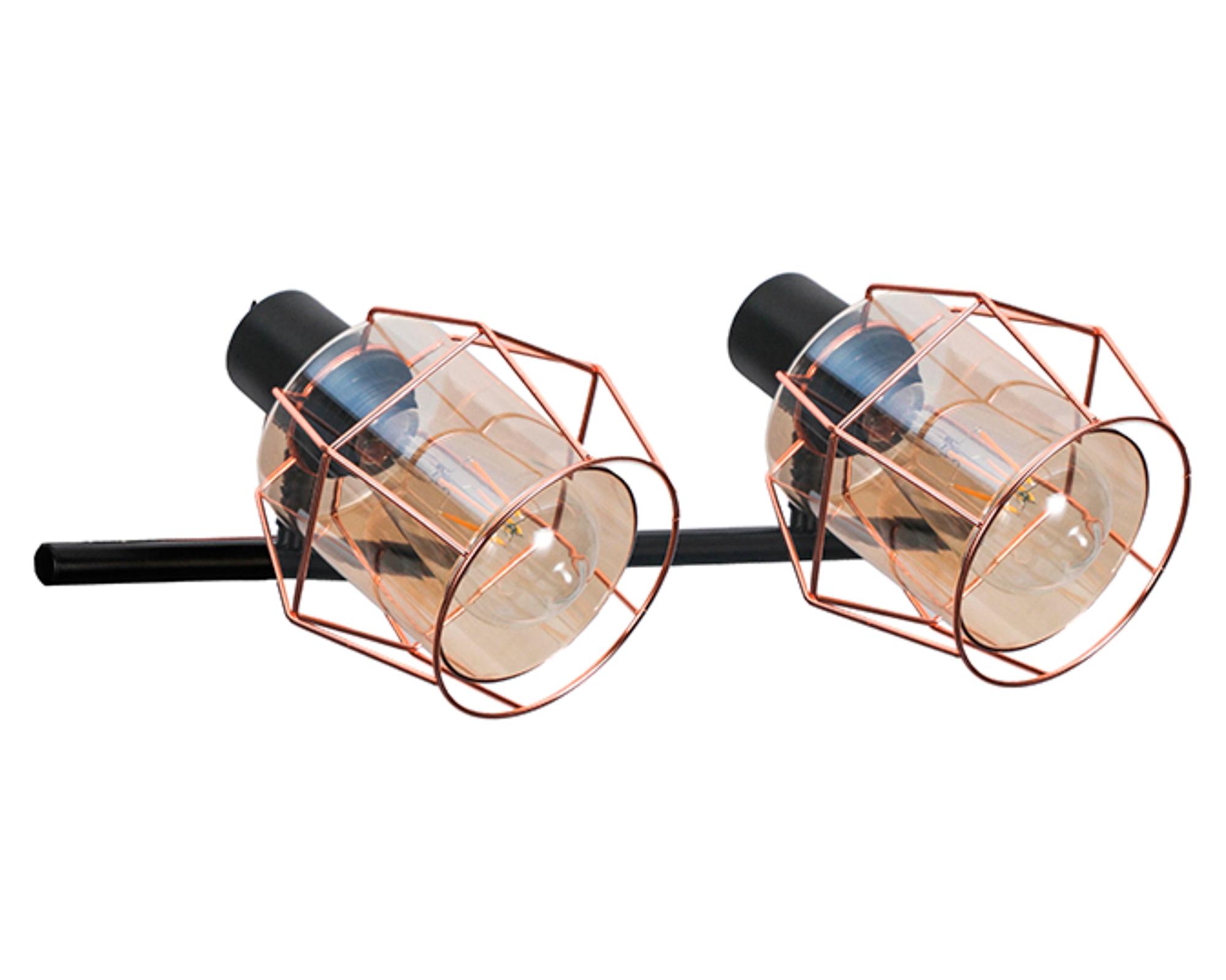 Aplique dirigible E27 2L cobre-0