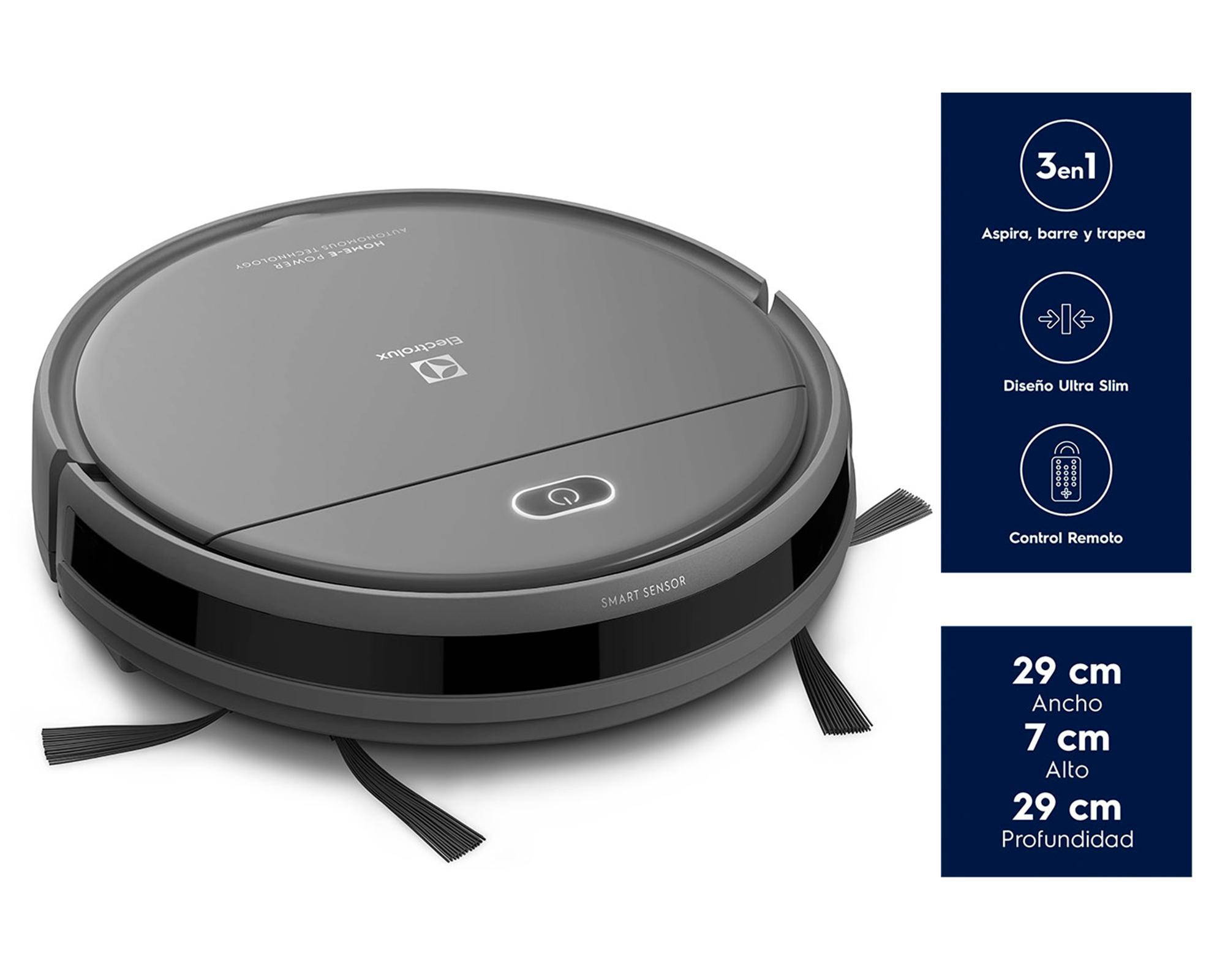 Aspiradora robot Home-E Power ERB30 gris 40W-1